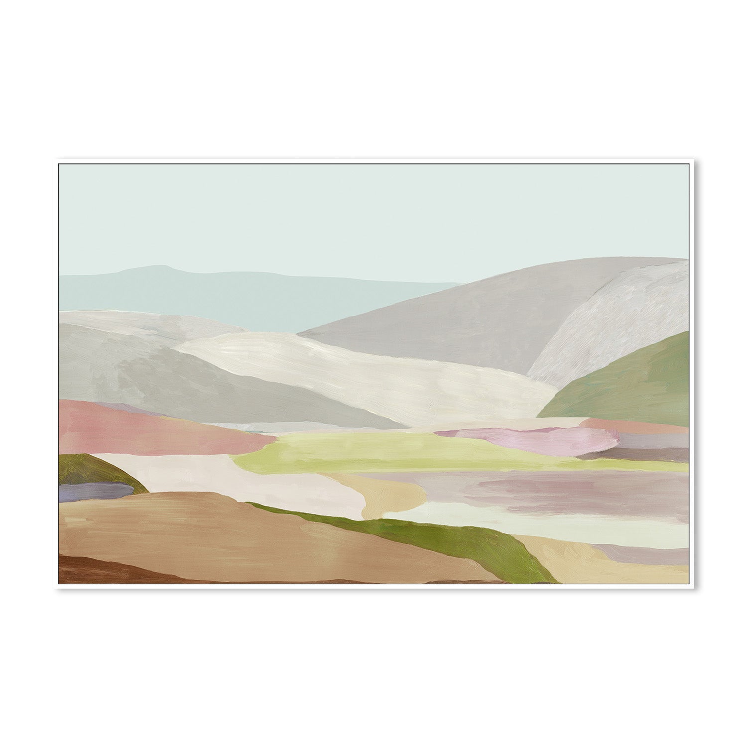wall-art-print-canvas-poster-framed-Hills Of Light , By Tom Reeves-5