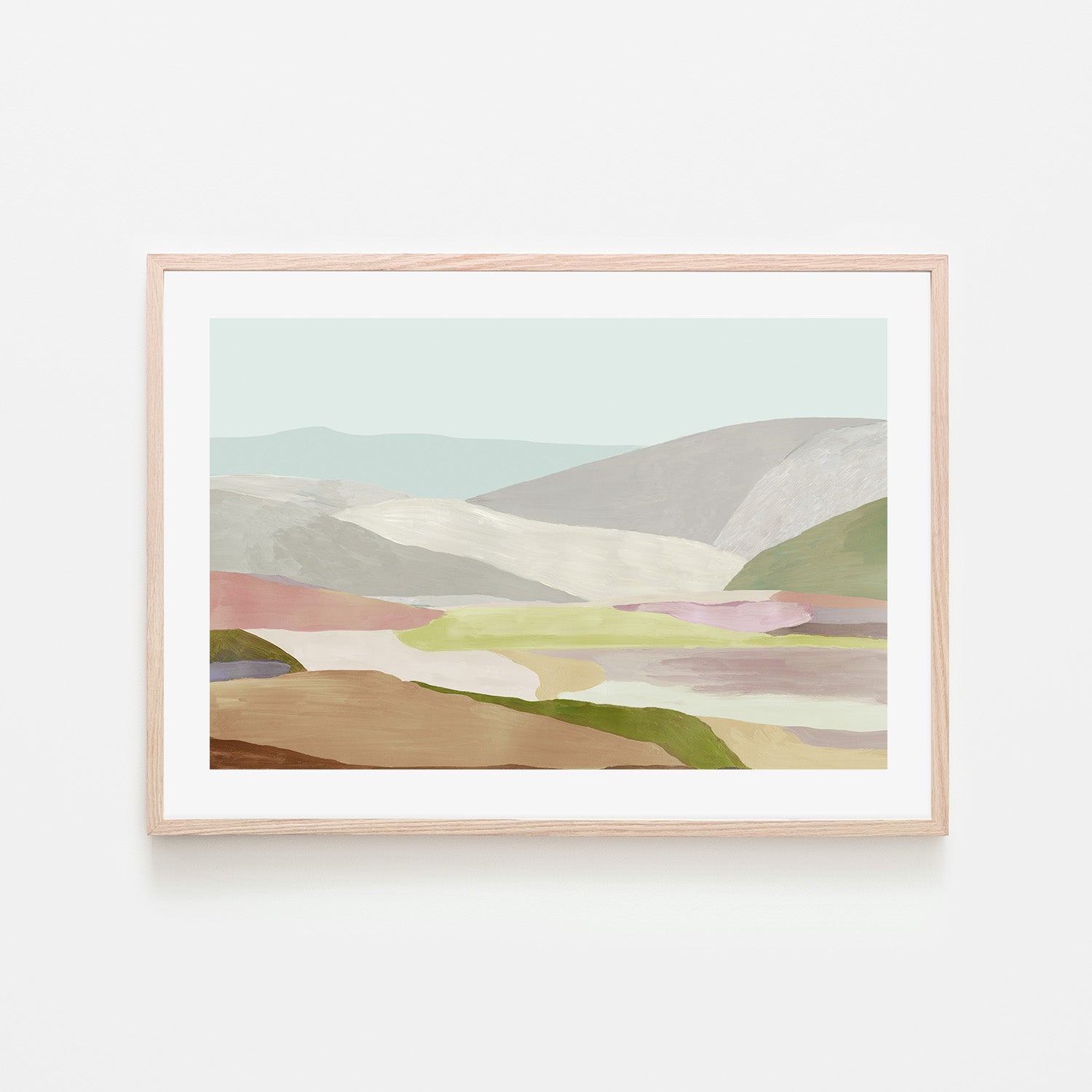wall-art-print-canvas-poster-framed-Hills Of Light , By Tom Reeves-6