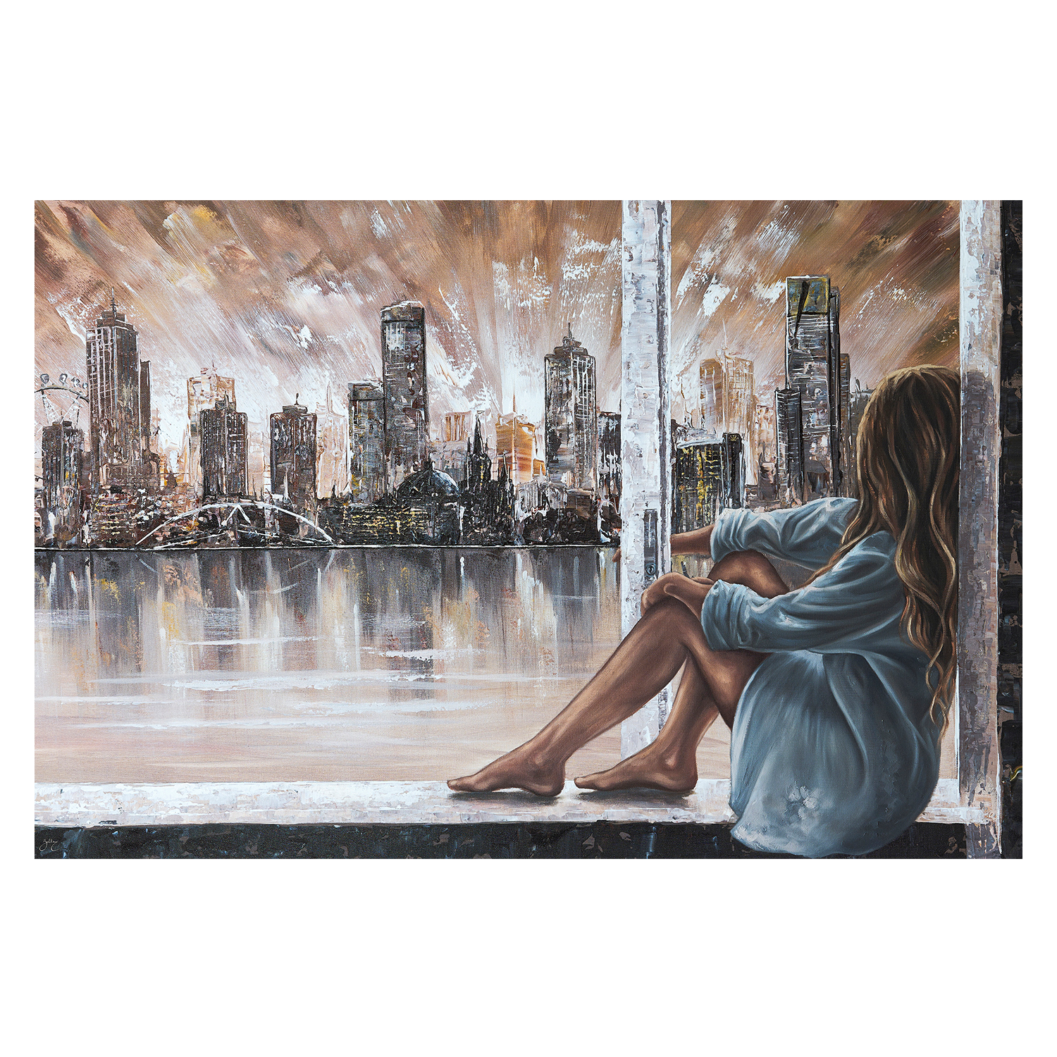 wall-art-print-canvas-poster-framed-Home is Where the Heart is , By Isabella Karolewicz-1