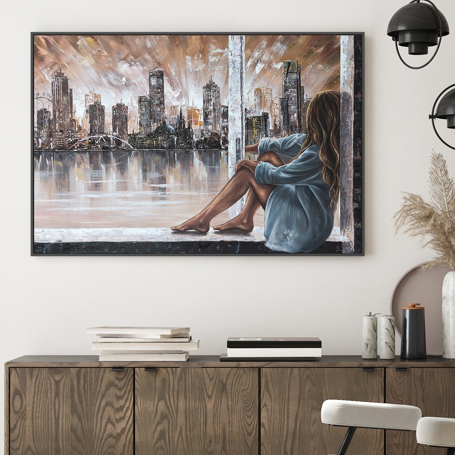 wall-art-print-canvas-poster-framed-Home is Where the Heart is , By Isabella Karolewicz-2