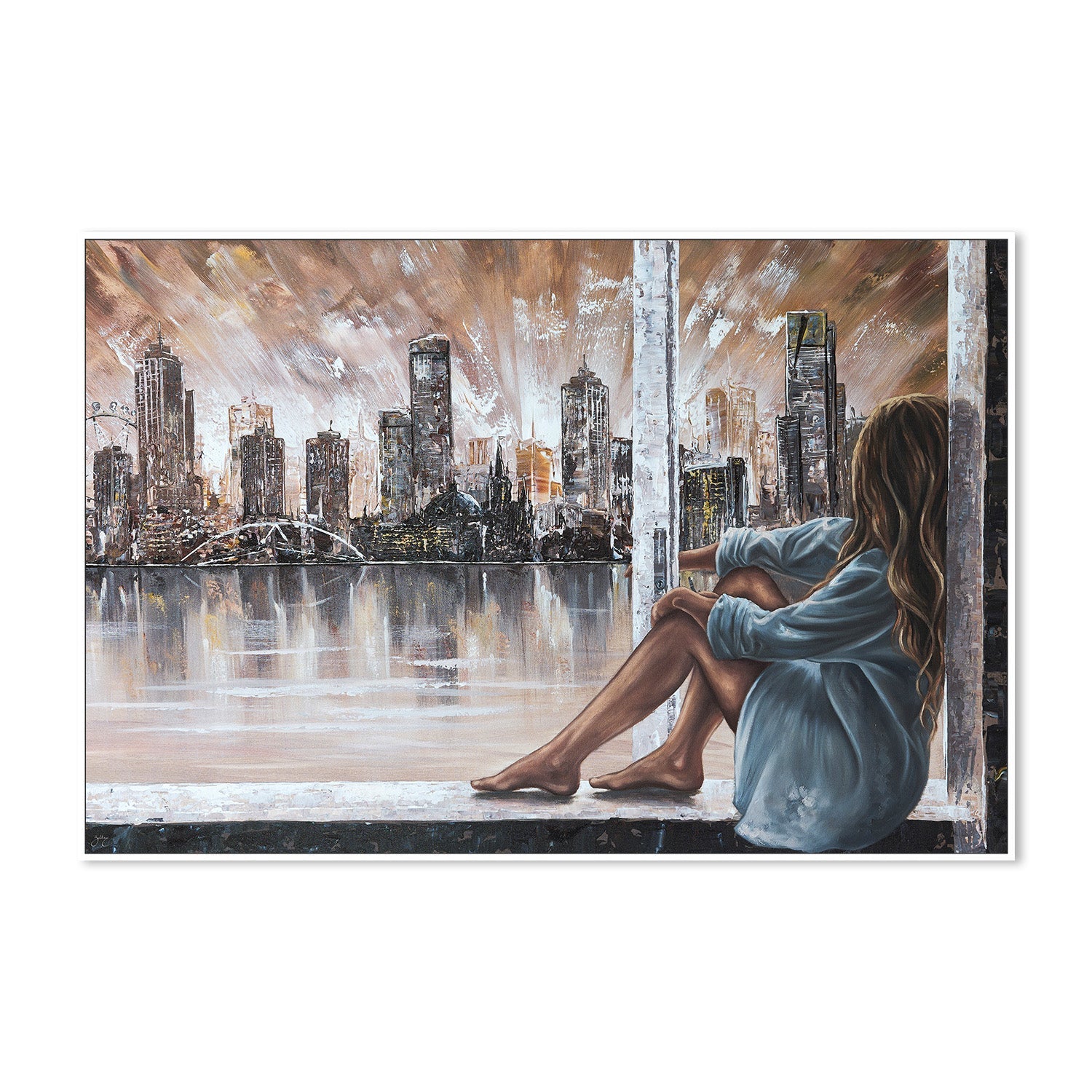 wall-art-print-canvas-poster-framed-Home is Where the Heart is , By Isabella Karolewicz-5