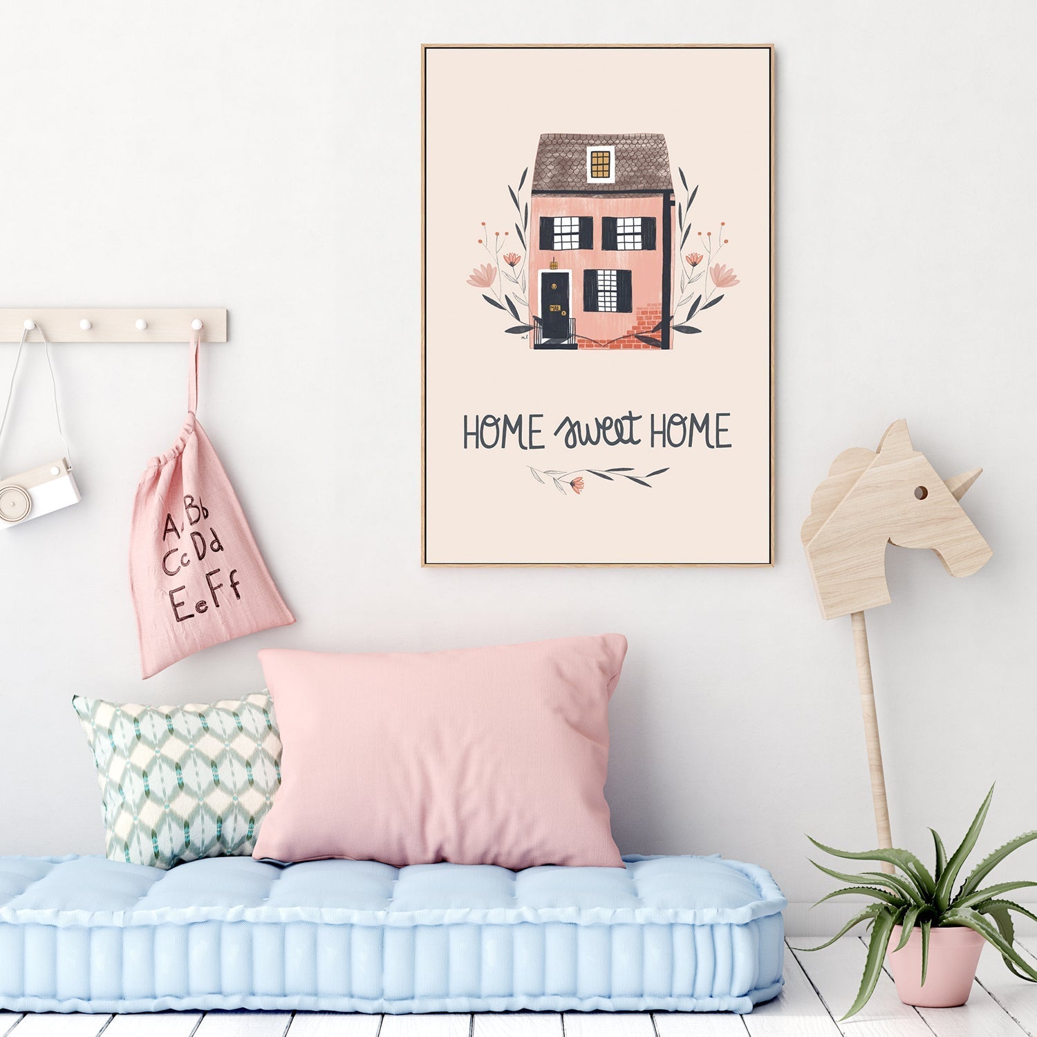 wall-art-print-canvas-poster-framed-Home Sweet Home , By Menina Lisboa-2
