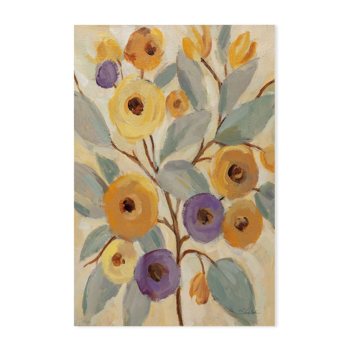 wall-art-print-canvas-poster-framed-Honeybloom Branches , By Silvia Vassileva-GIOIA-WALL-ART