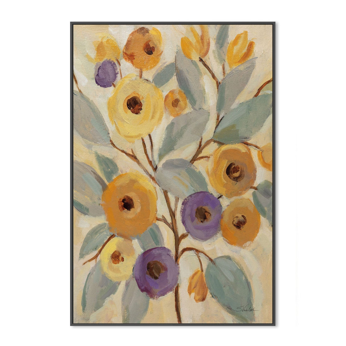 wall-art-print-canvas-poster-framed-Honeybloom Branches , By Silvia Vassileva-GIOIA-WALL-ART