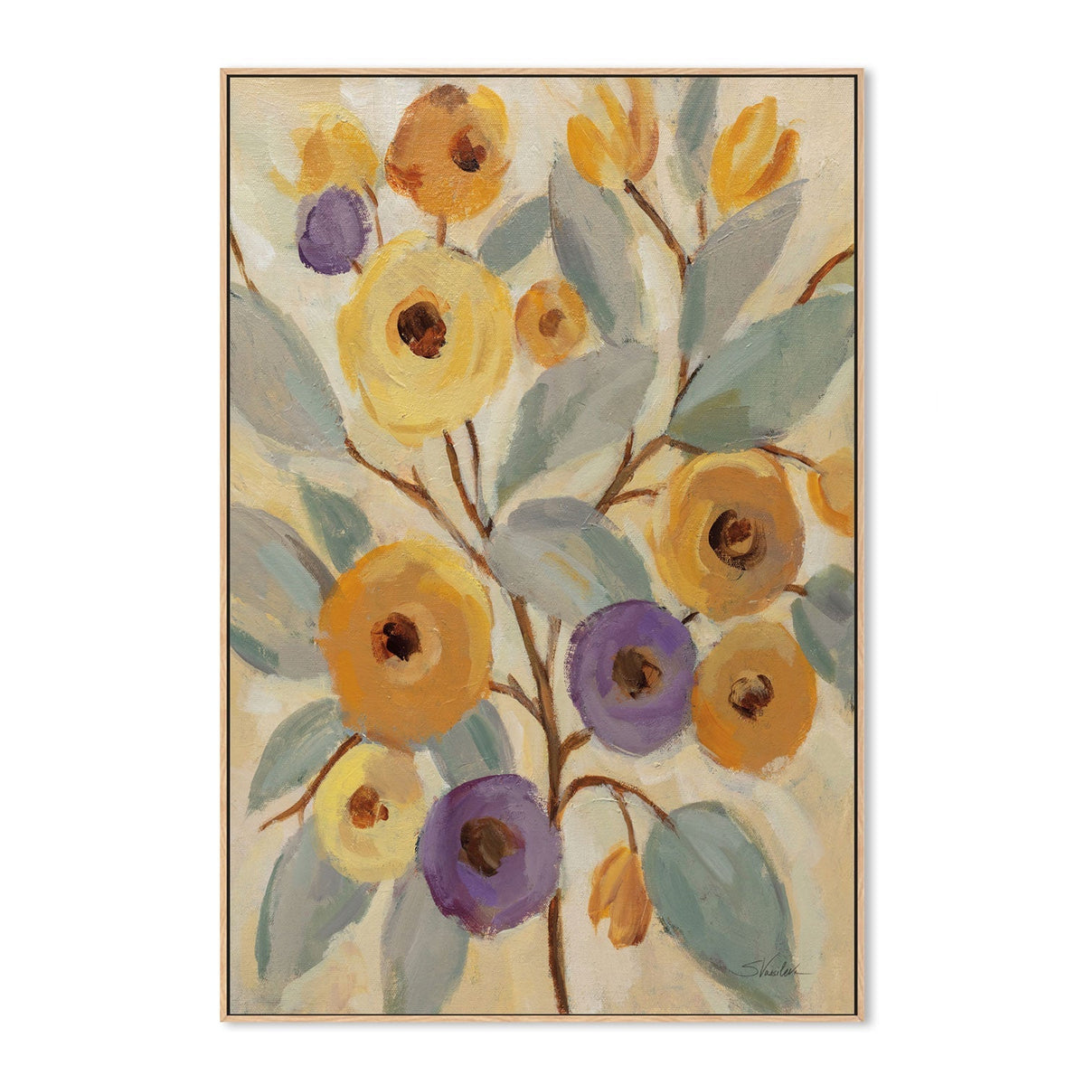 wall-art-print-canvas-poster-framed-Honeybloom Branches , By Silvia Vassileva-GIOIA-WALL-ART