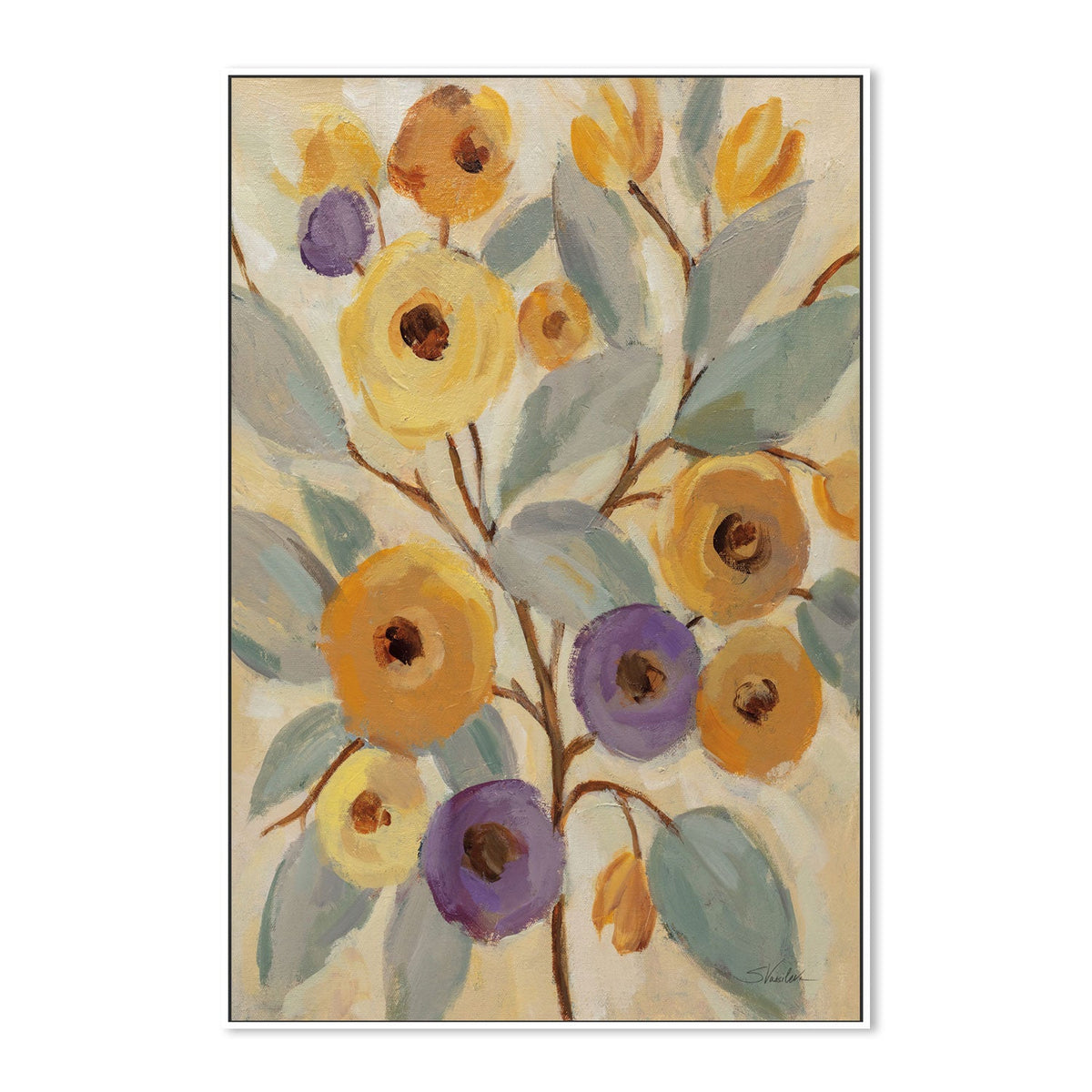 wall-art-print-canvas-poster-framed-Honeybloom Branches , By Silvia Vassileva-GIOIA-WALL-ART