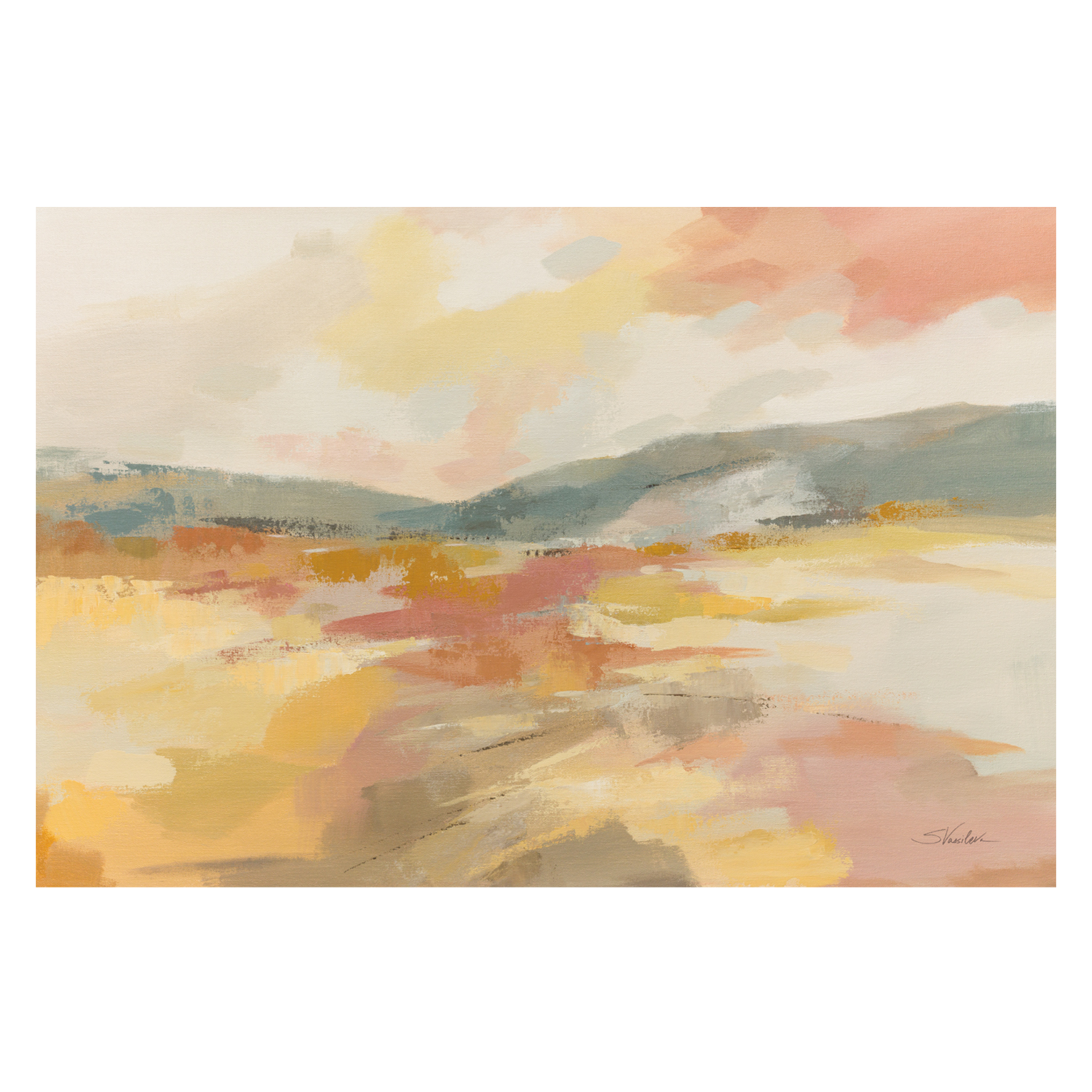 wall-art-print-canvas-poster-framed-Honeybloom Meadow-1