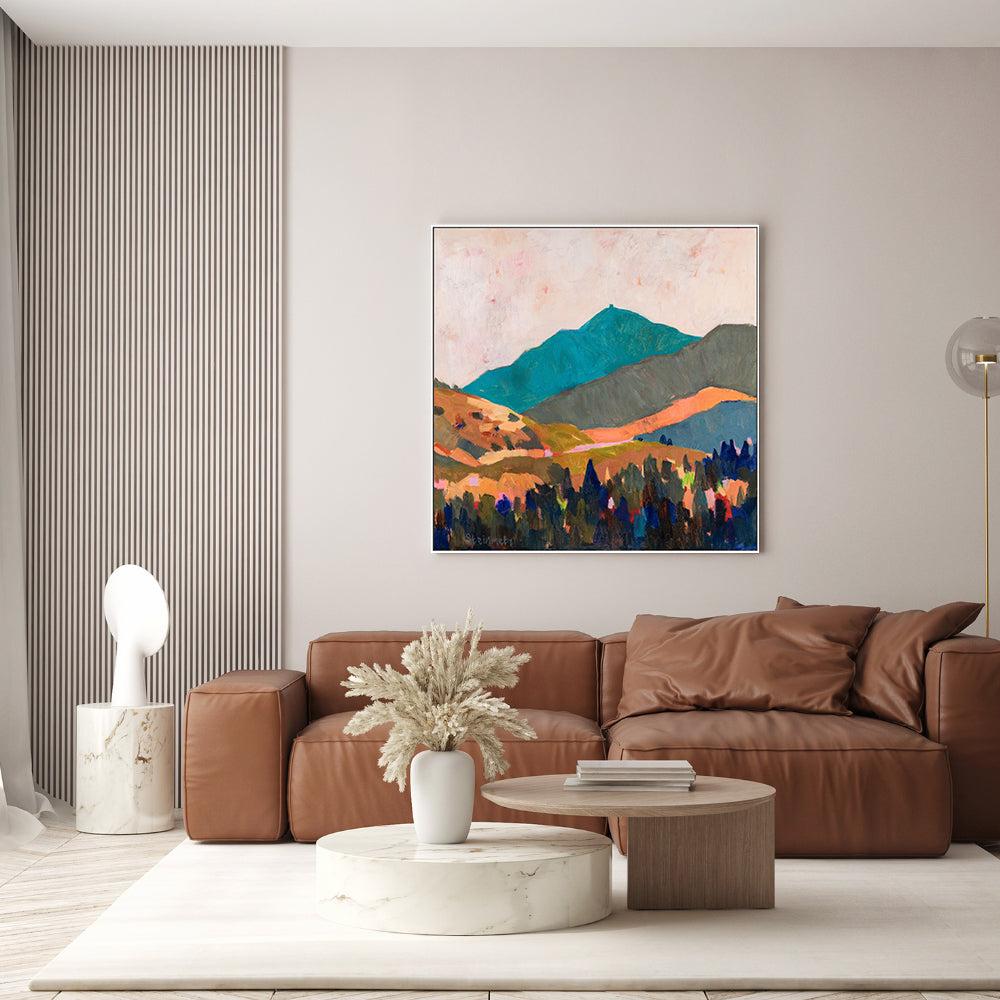 wall-art-print-canvas-poster-framed-Hot Blue Mount Tam , By Liana Steinmetz-7
