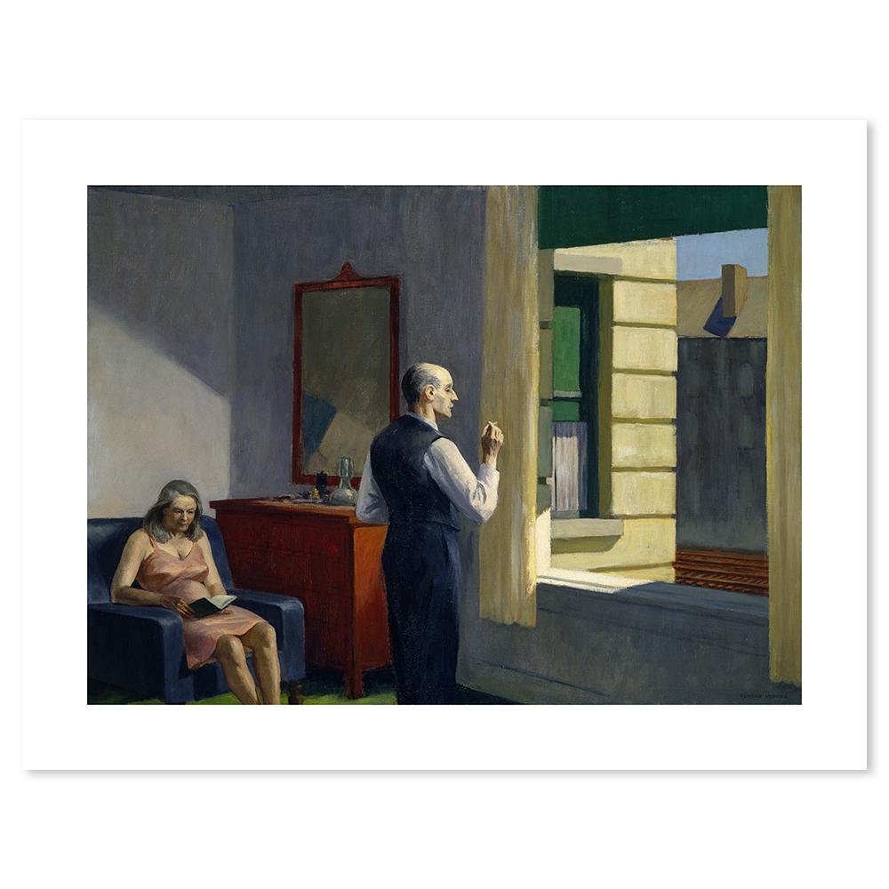 wall-art-print-canvas-poster-framed-Hotel By A Railroad, By Edward Hopper-by-Gioia Wall Art-Gioia Wall Art