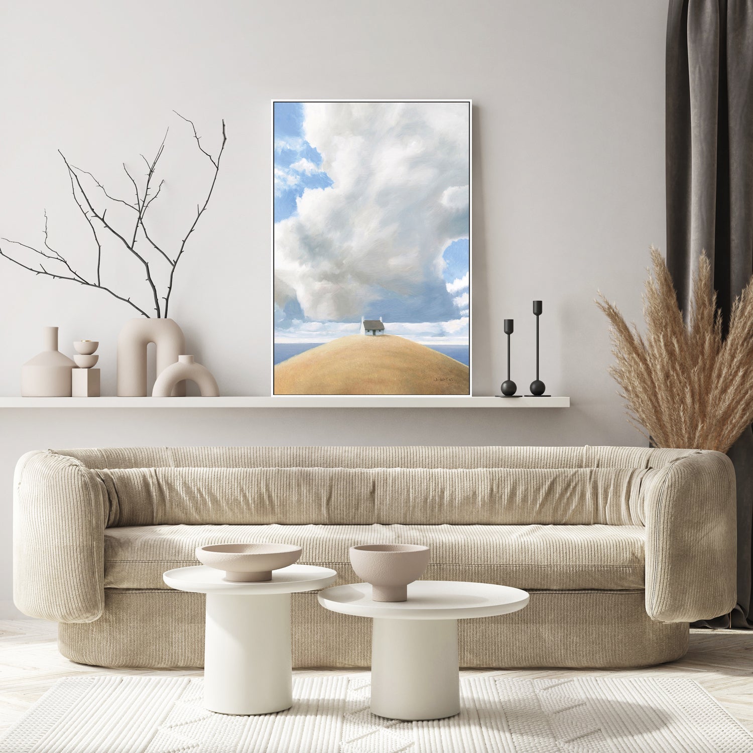 wall-art-print-canvas-poster-framed-House on the Hill-by-James Wiens-Gioia Wall Art