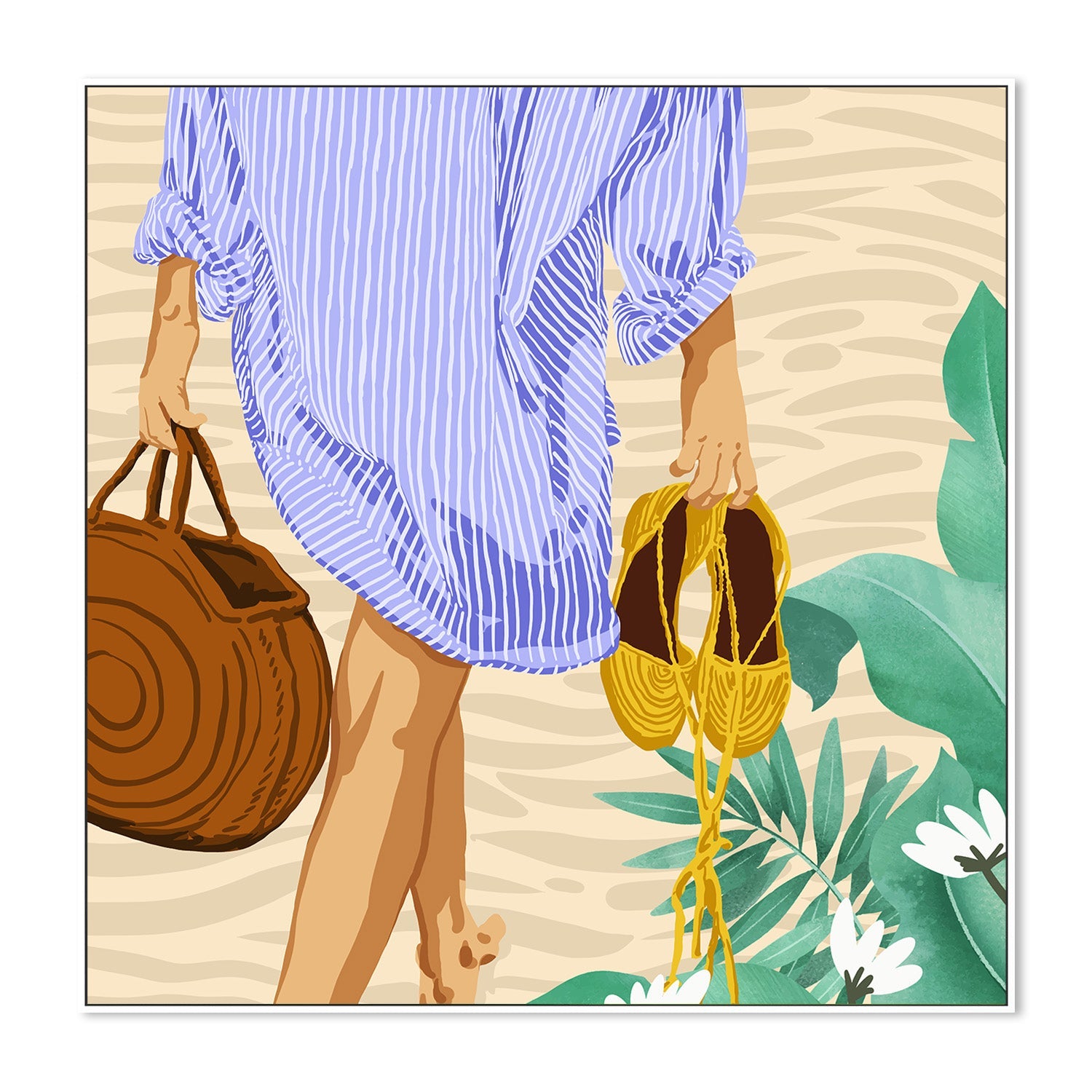 wall-art-print-canvas-poster-framed-I Followed My Heart a It Led Me To the Beach-5