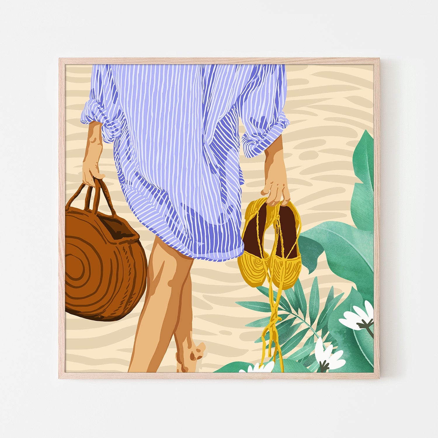 wall-art-print-canvas-poster-framed-I Followed My Heart a It Led Me To the Beach-6