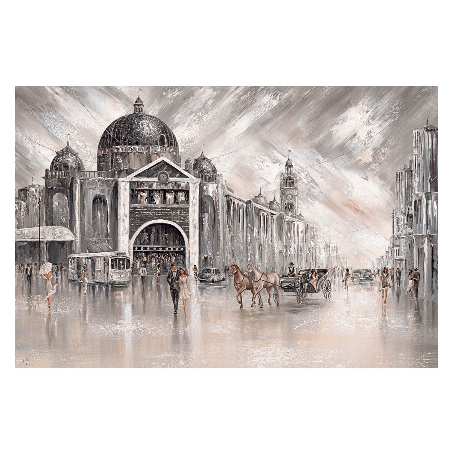 wall-art-print-canvas-poster-framed-Iconic, Vintage Flinders , By Isabella Karolewicz-1