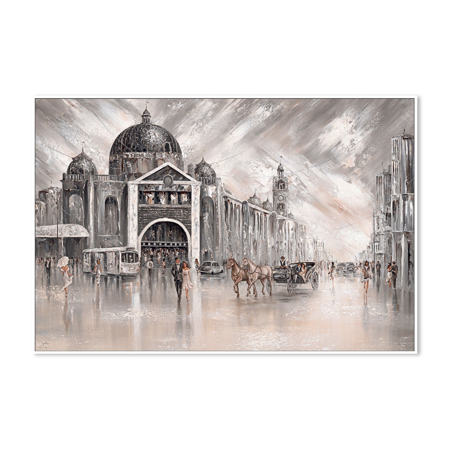 wall-art-print-canvas-poster-framed-Iconic, Vintage Flinders , By Isabella Karolewicz-5