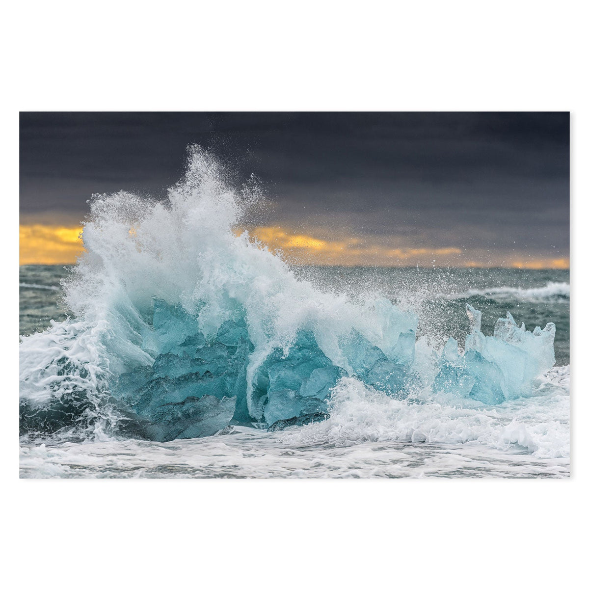 Icy Wave, by Marc Pelissier-Gioia-Prints-Framed-Canvas-Poster-GIOIA-WALL-ART