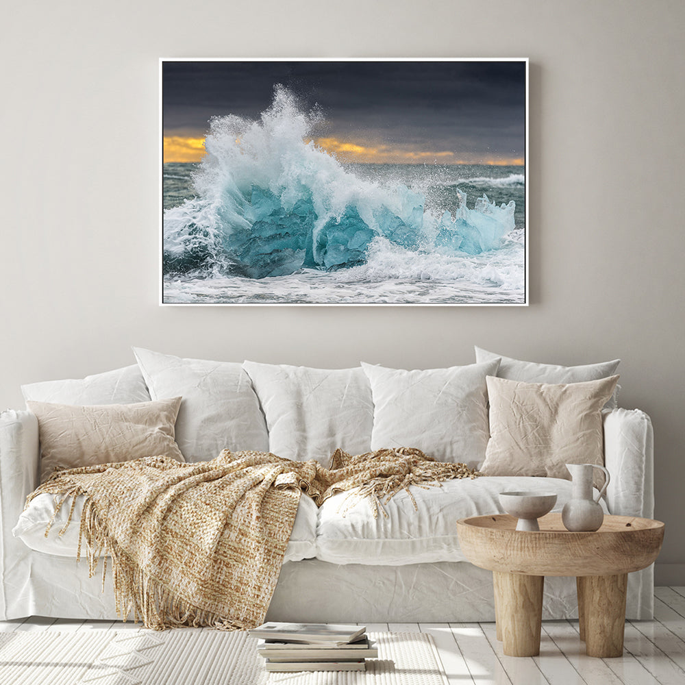 Icy Wave, by Marc Pelissier-Gioia-Prints-Framed-Canvas-Poster-GIOIA-WALL-ART