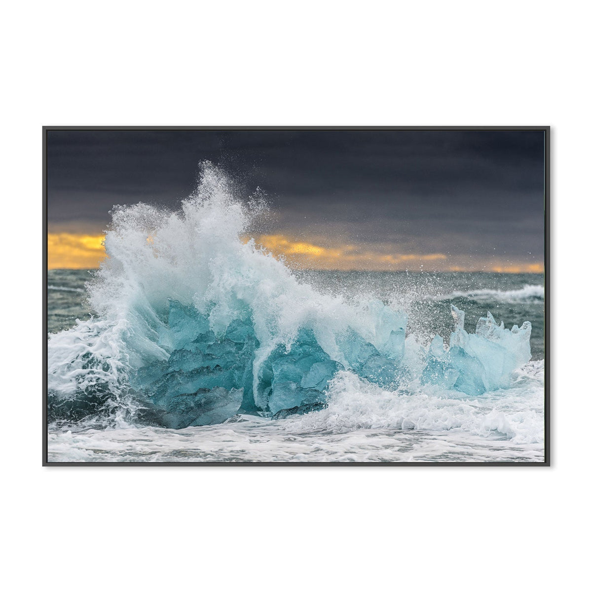 Icy Wave, by Marc Pelissier-Gioia-Prints-Framed-Canvas-Poster-GIOIA-WALL-ART