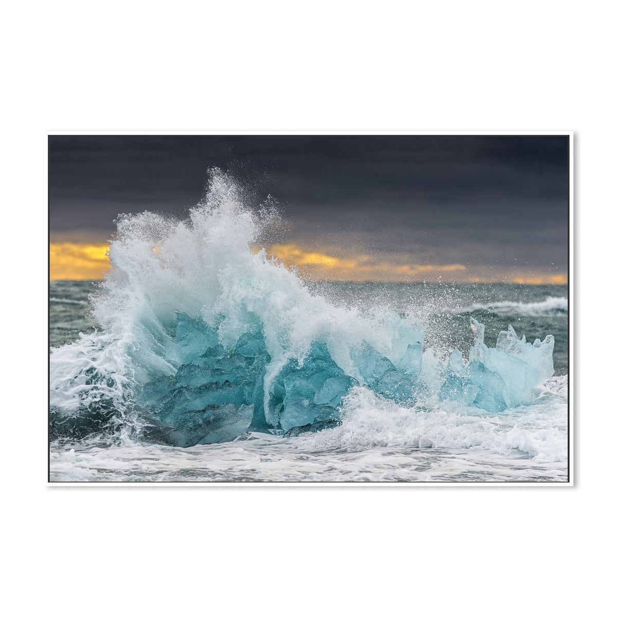 Icy Wave, by Marc Pelissier-Gioia-Prints-Framed-Canvas-Poster-GIOIA-WALL-ART