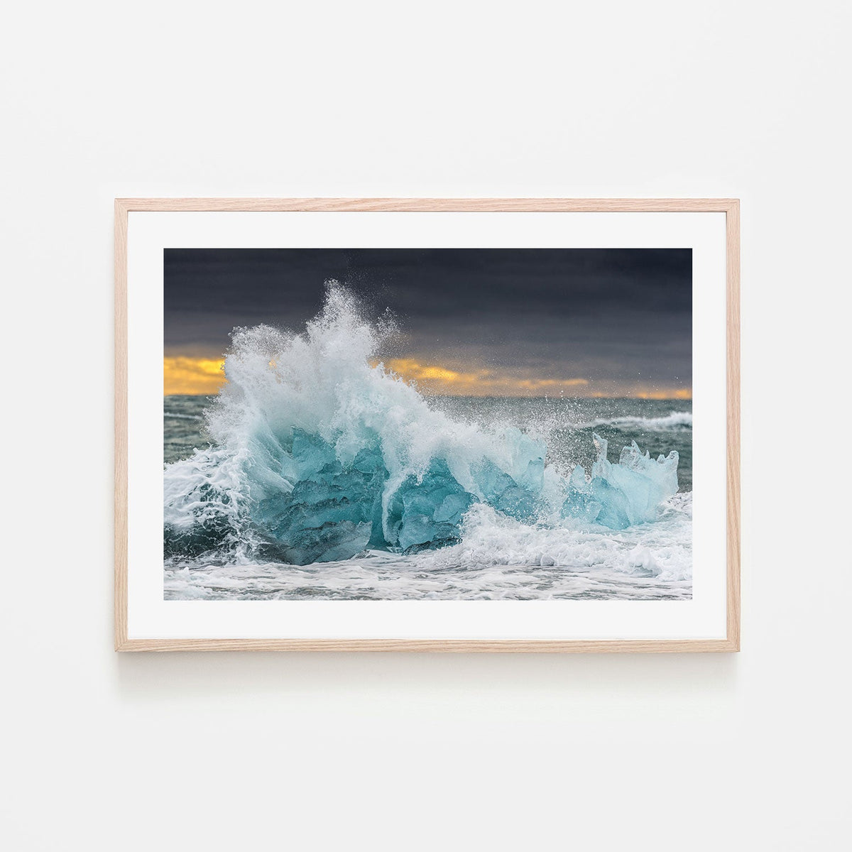 Icy Wave, by Marc Pelissier-Gioia-Prints-Framed-Canvas-Poster-GIOIA-WALL-ART