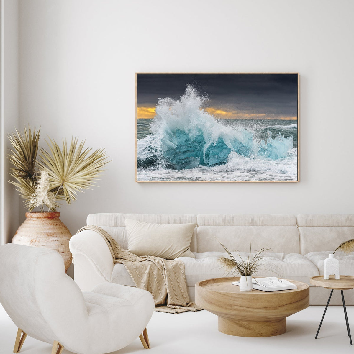 Icy Wave, by Marc Pelissier-Gioia-Prints-Framed-Canvas-Poster-GIOIA-WALL-ART