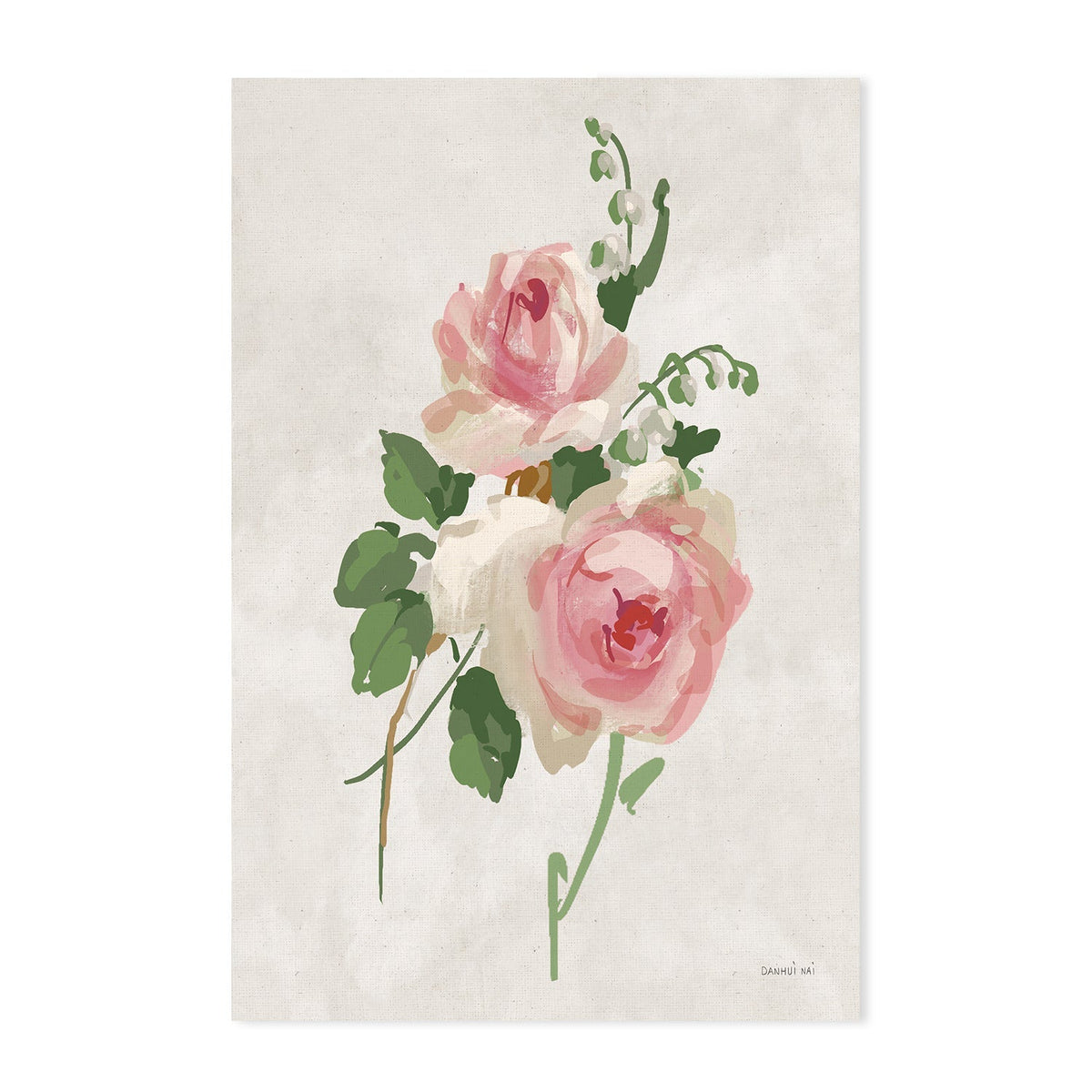 wall-art-print-canvas-poster-framed-Impressionist Garden Neutral, Style A & Style B, Set of 2 , By Danhui Nai-GIOIA-WALL-ART