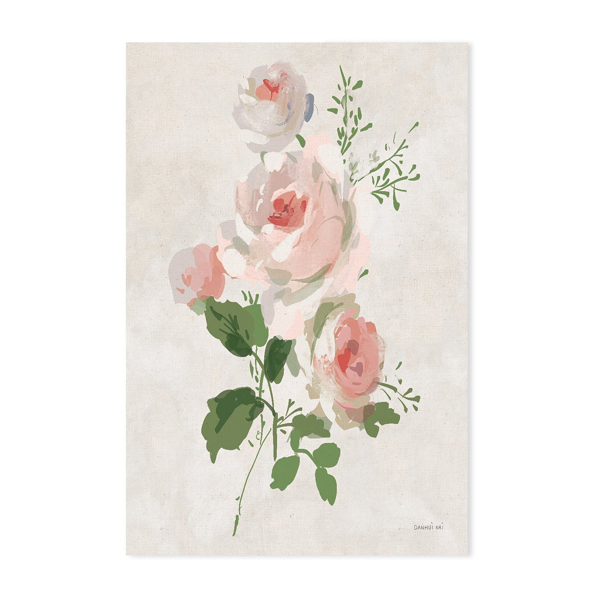 wall-art-print-canvas-poster-framed-Impressionist Garden Neutral, Style A & Style B, Set of 2 , By Danhui Nai-GIOIA-WALL-ART