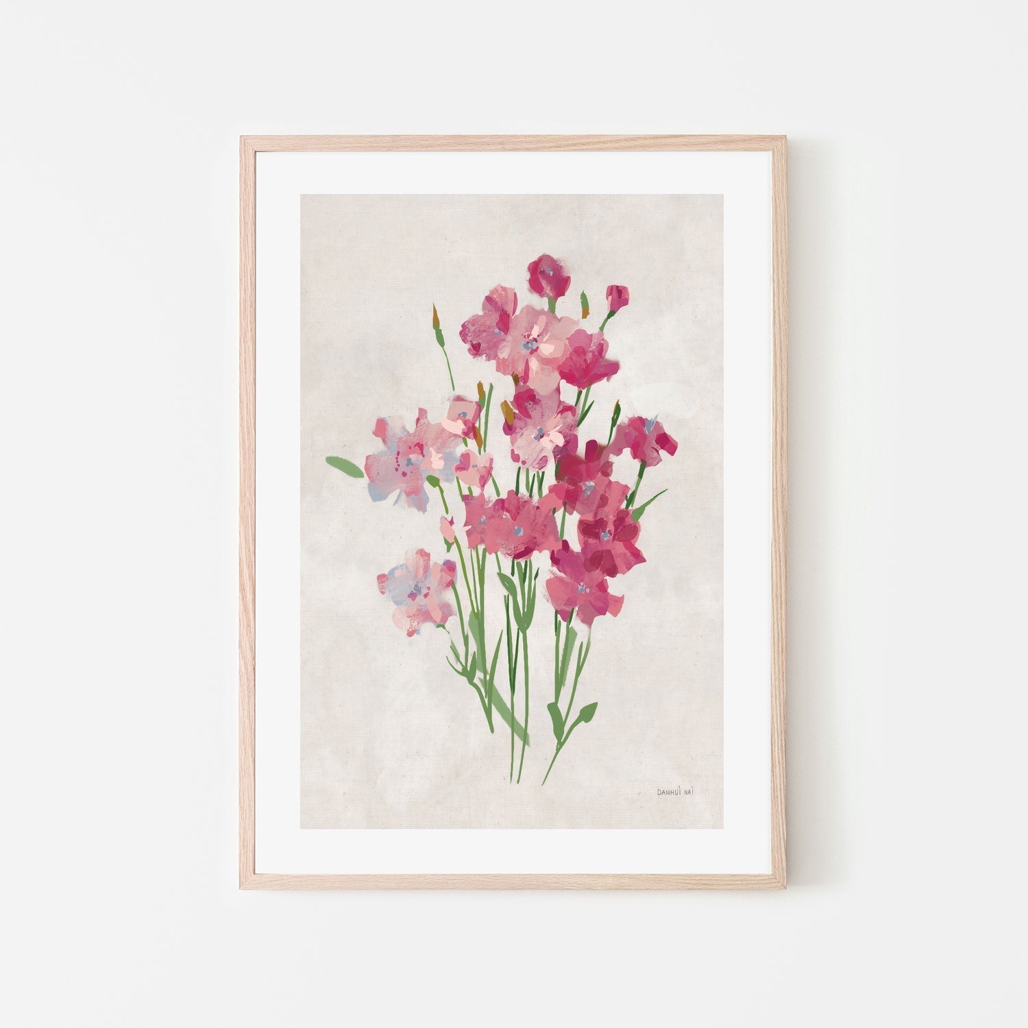 wall-art-print-canvas-poster-framed-Impressionist Garden Neutral, Style C , By Danhui Nai-GIOIA-WALL-ART