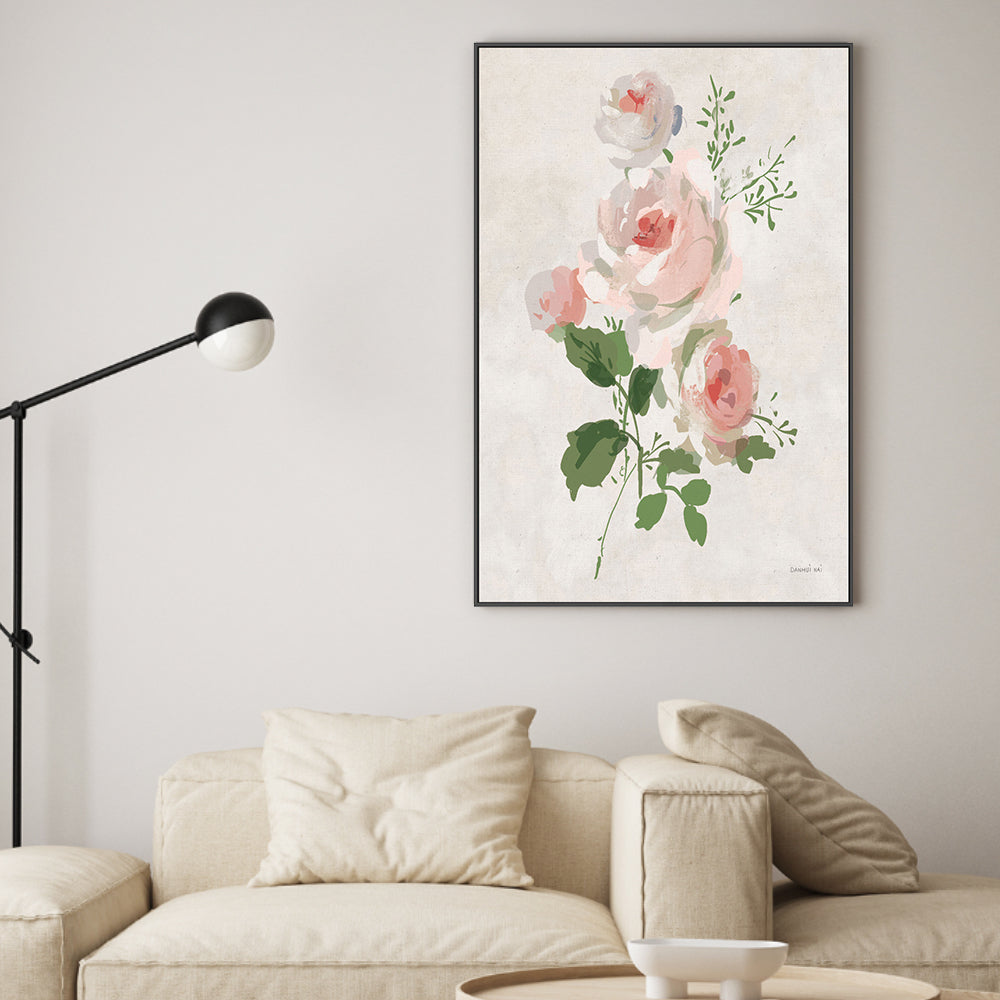 wall-art-print-canvas-poster-framed-Impressionist Garden Neutral, Style D , By Danhui Nai-GIOIA-WALL-ART