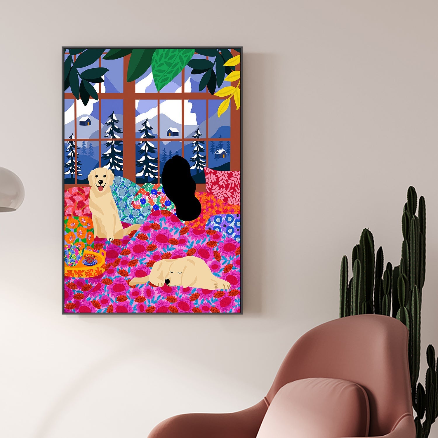 wall-art-print-canvas-poster-framed-In Bed Looking At the View-2