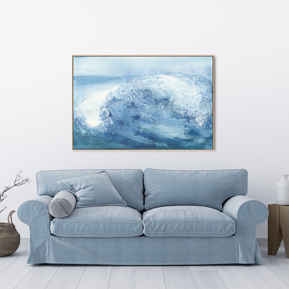 wall-art-print-canvas-poster-framed-In the Blue, Style A-by-Chris Paschke-Gioia Wall Art