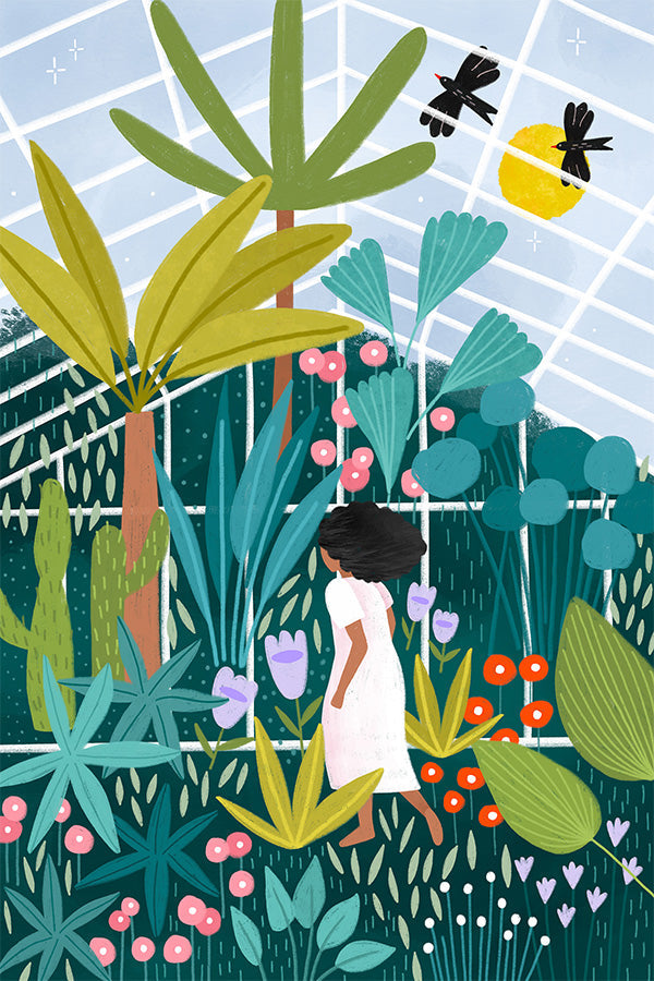 wall-art-print-canvas-poster-framed-In the Green House-1