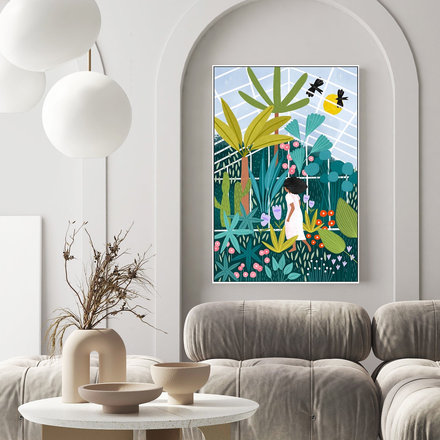 wall-art-print-canvas-poster-framed-In the Green House-2