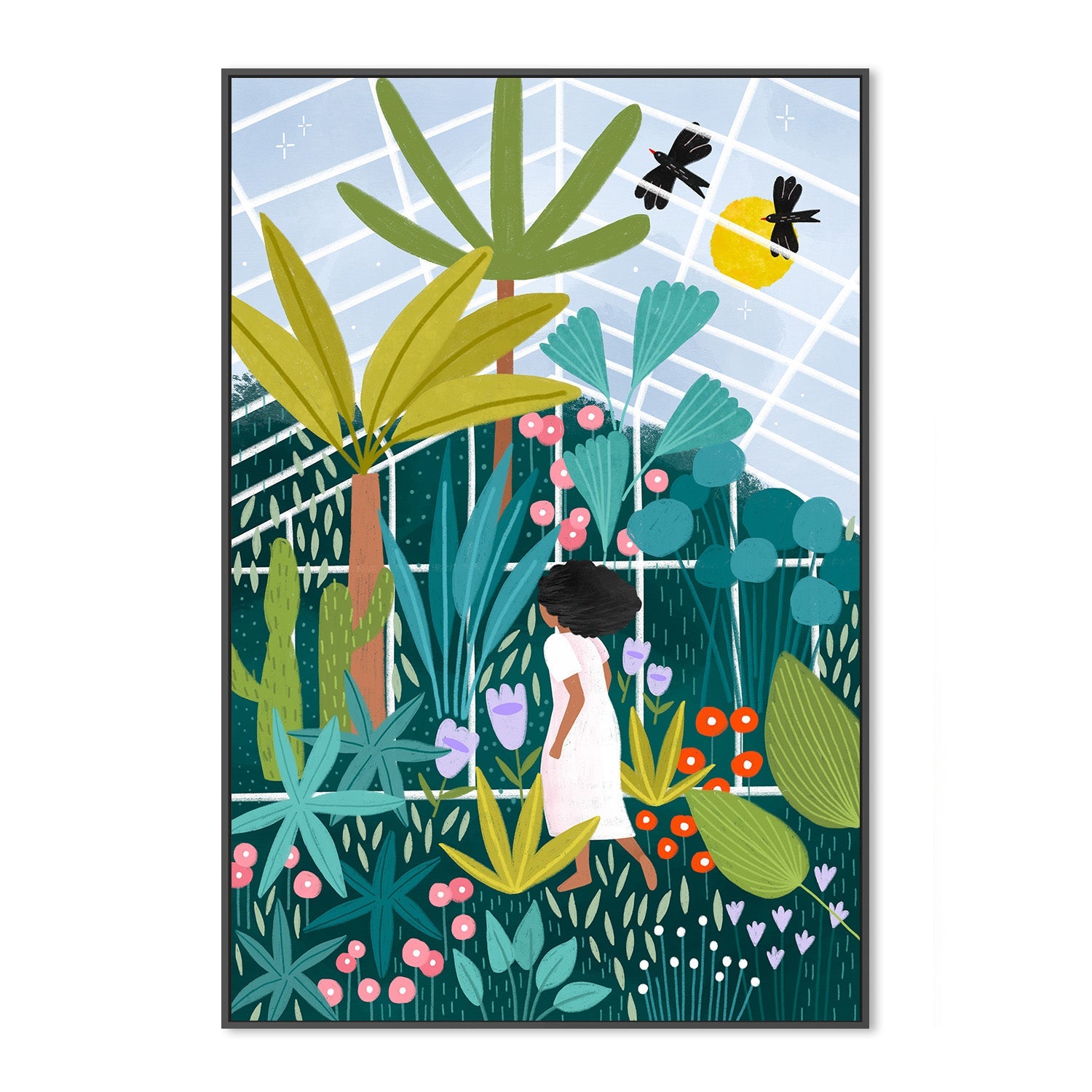 wall-art-print-canvas-poster-framed-In the Green House-3
