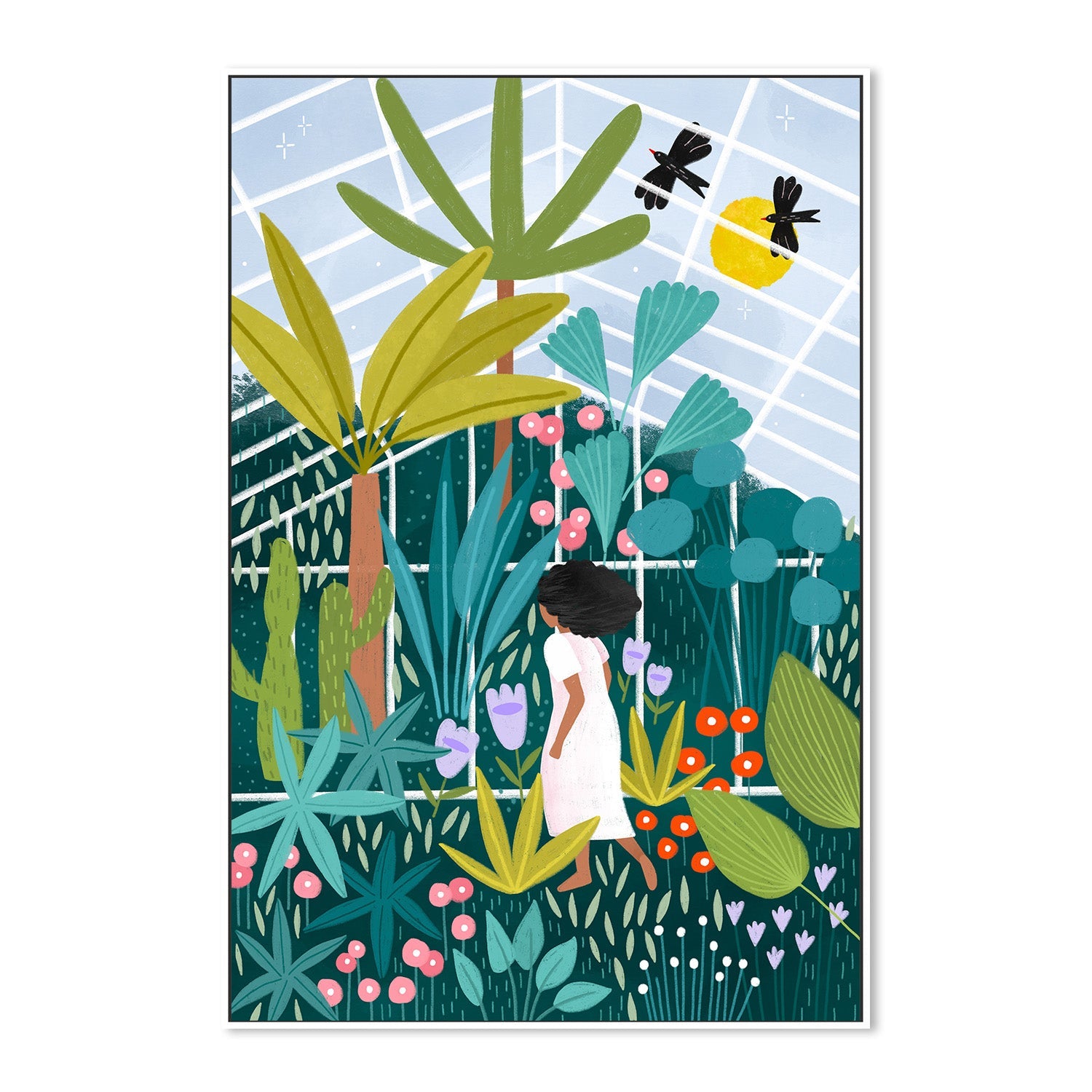 wall-art-print-canvas-poster-framed-In the Green House-5