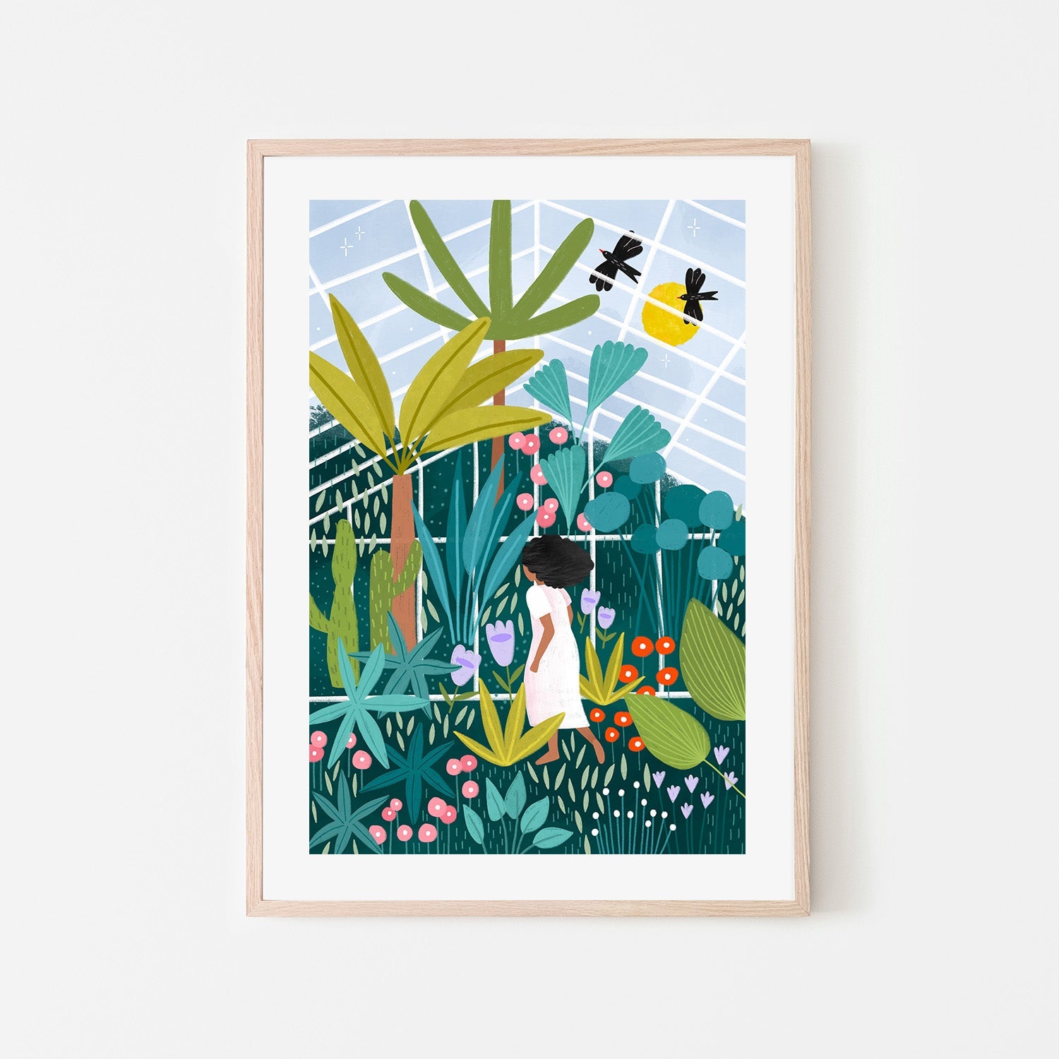 wall-art-print-canvas-poster-framed-In the Green House-6