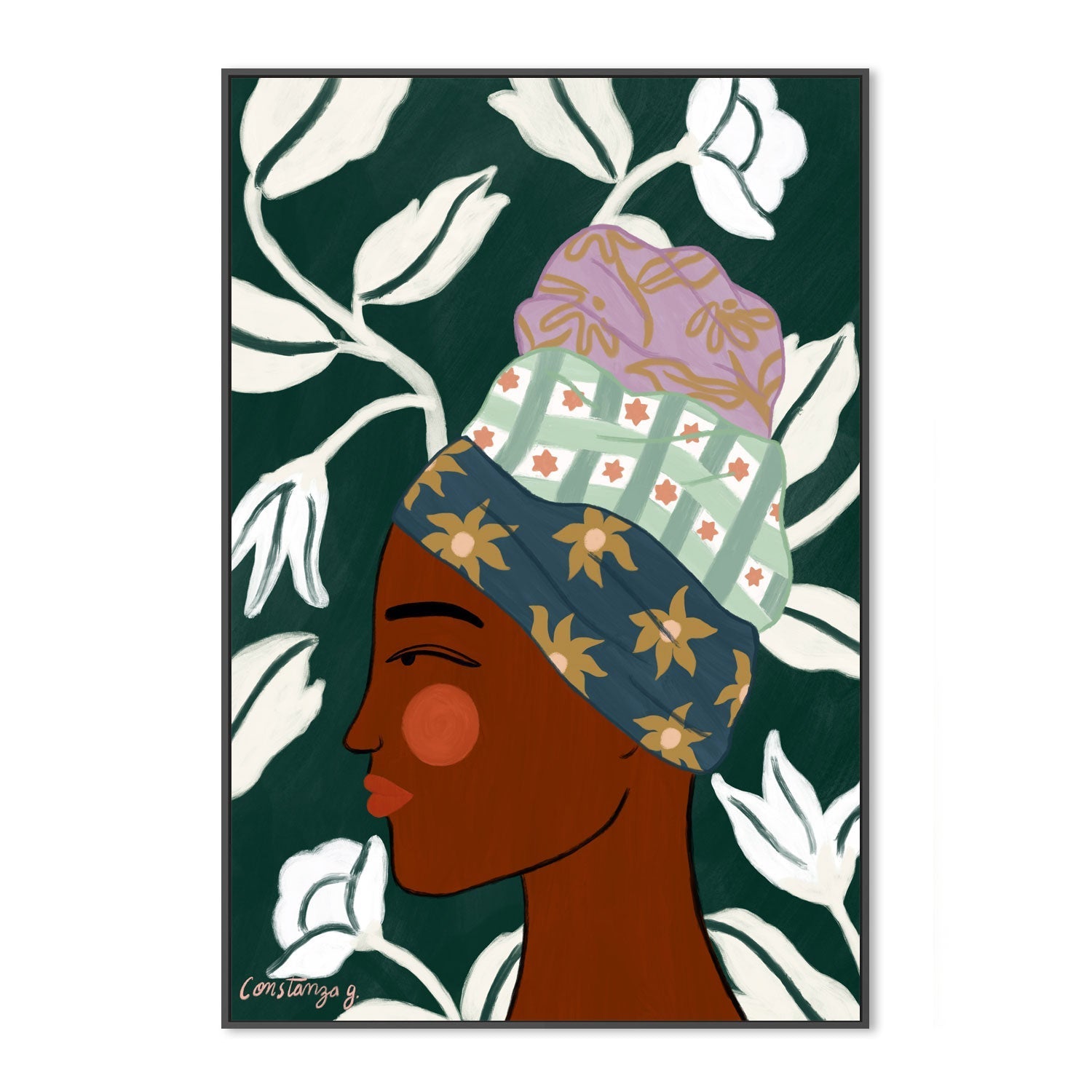 wall-art-print-canvas-poster-framed-Indi , By Constanza Goeppinger-3