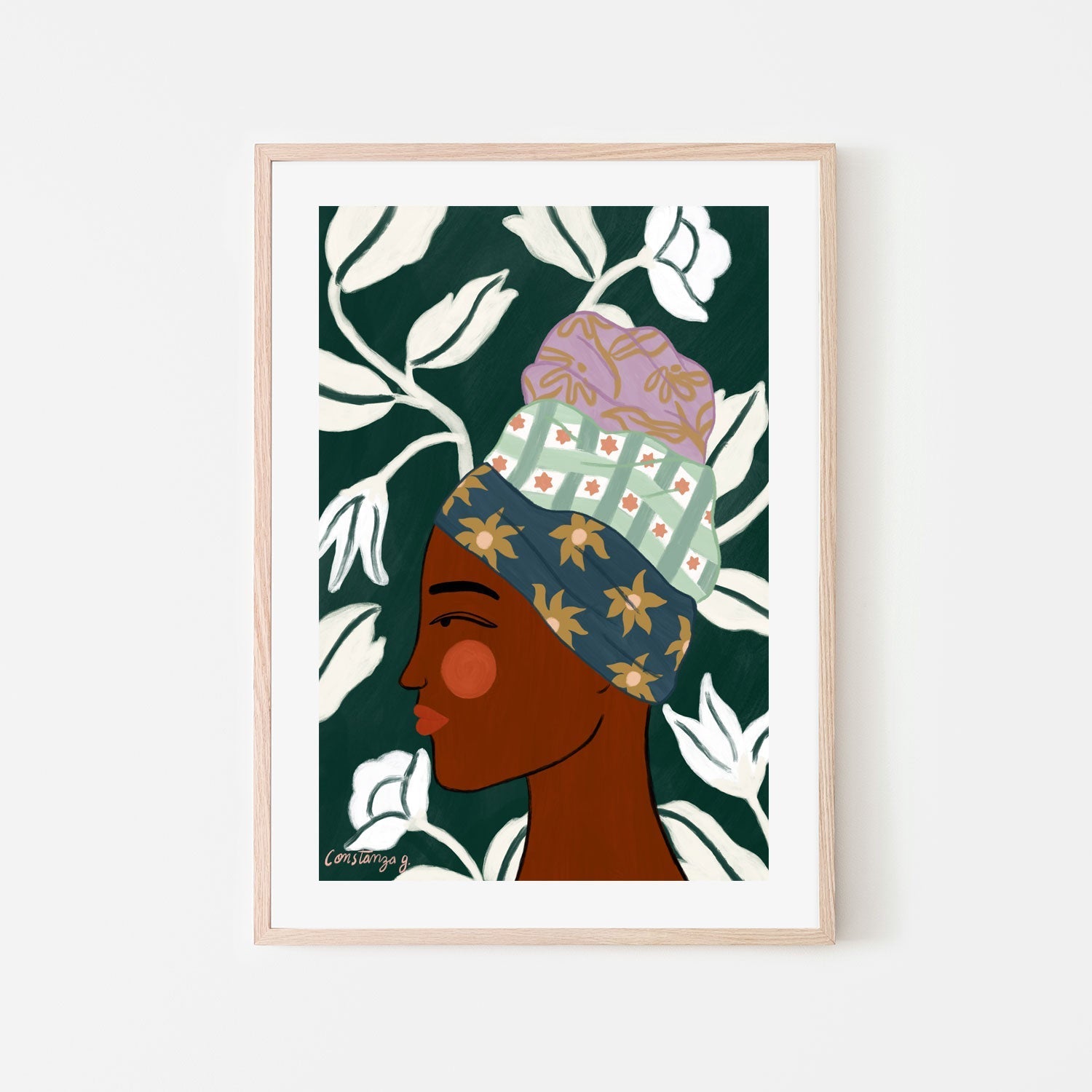 wall-art-print-canvas-poster-framed-Indi , By Constanza Goeppinger-6