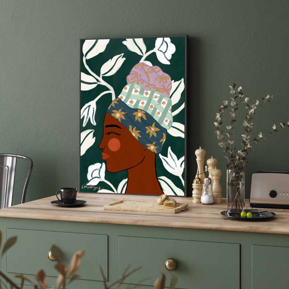 wall-art-print-canvas-poster-framed-Indi , By Constanza Goeppinger-7