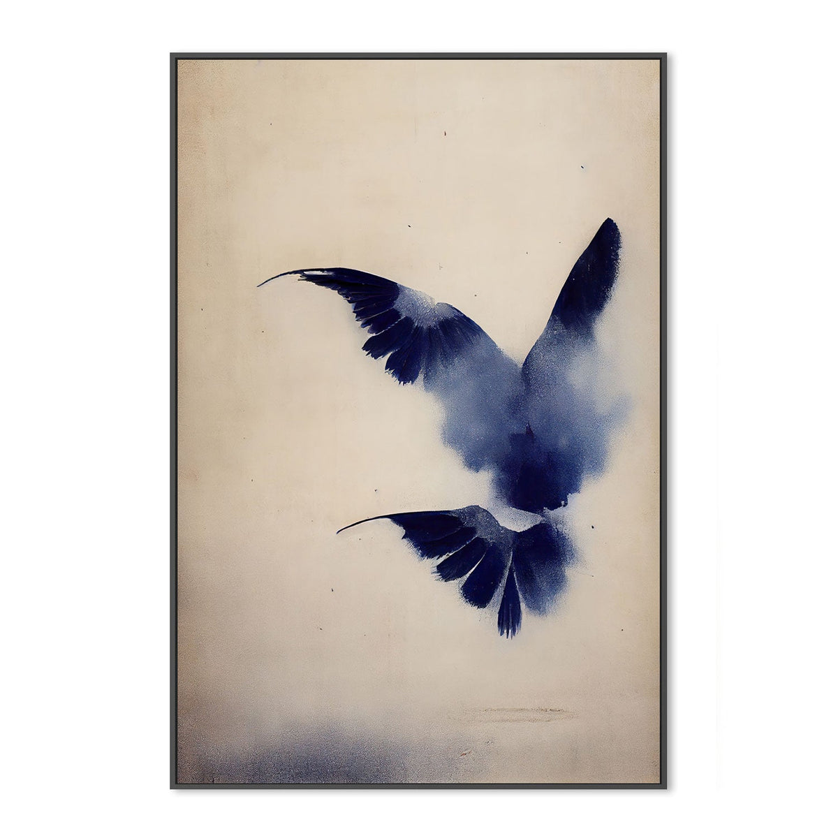wall-art-print-canvas-poster-framed-Indigo Bird , By Treechild-GIOIA-WALL-ART