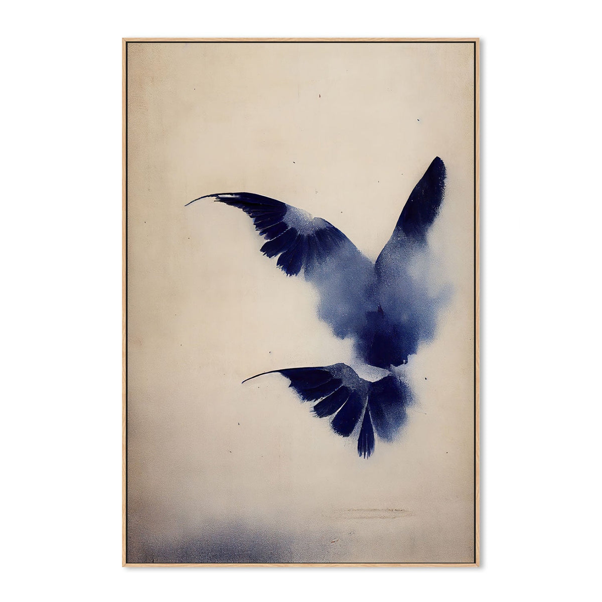 wall-art-print-canvas-poster-framed-Indigo Bird , By Treechild-GIOIA-WALL-ART