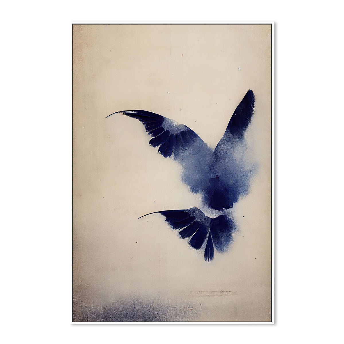 wall-art-print-canvas-poster-framed-Indigo Bird , By Treechild-GIOIA-WALL-ART