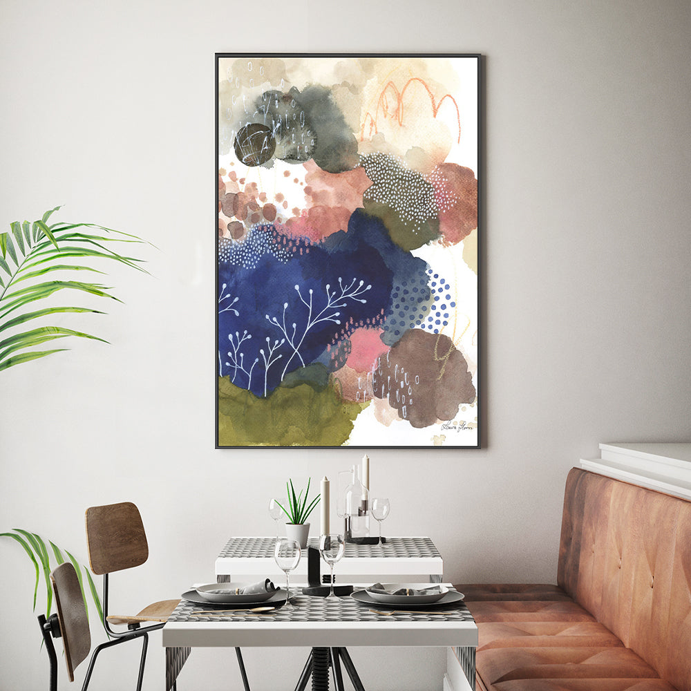 wall-art-print-canvas-poster-framed-Indigo Bliss, Style A-by-Laura Horn-Gioia Wall Art