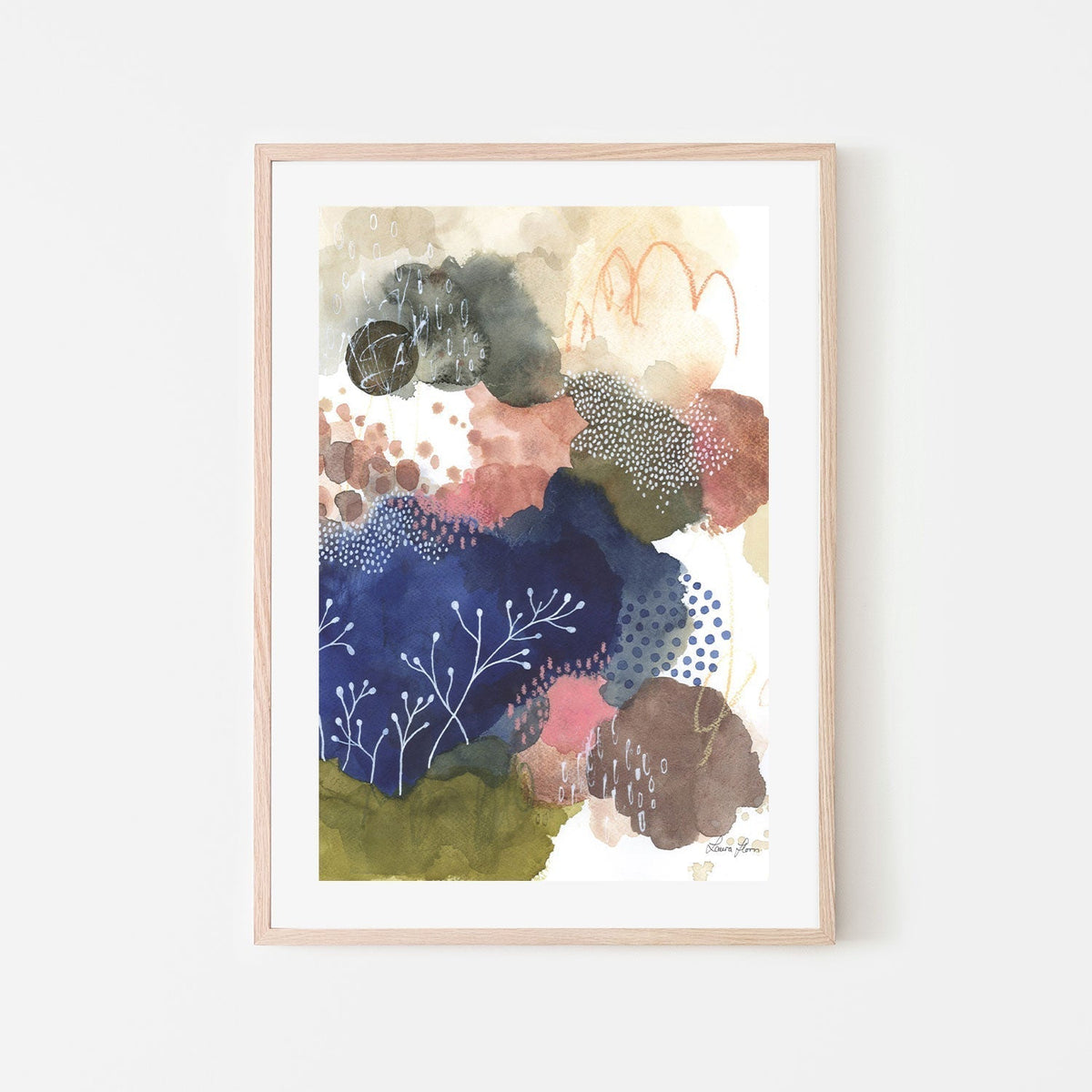 wall-art-print-canvas-poster-framed-Indigo Bliss, Style A-by-Laura Horn-Gioia Wall Art