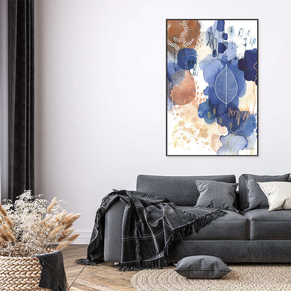 wall-art-print-canvas-poster-framed-Indigo Bliss, Style B-by-Laura Horn-Gioia Wall Art
