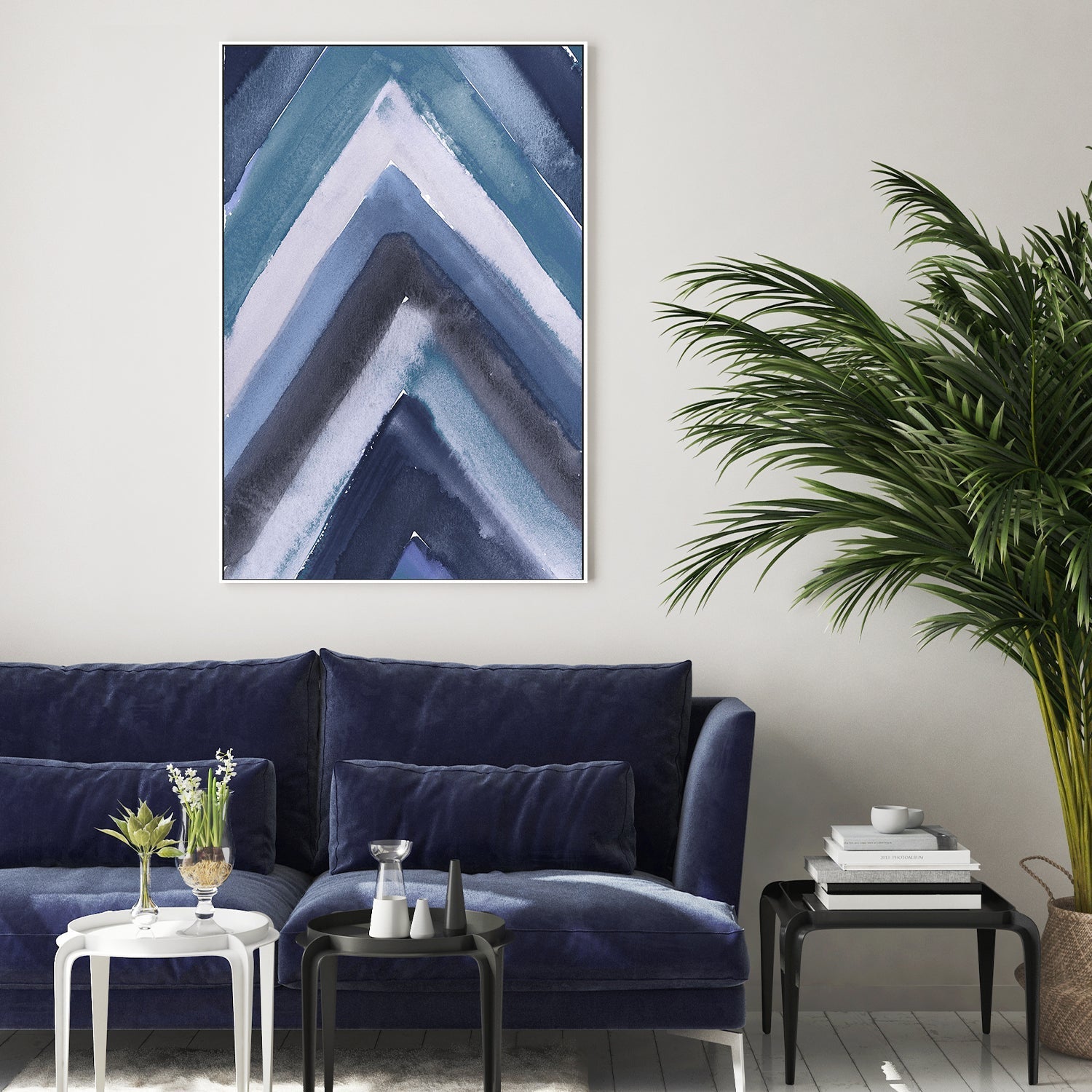 wall-art-print-canvas-poster-framed-Indigo River, Style A , By Aubrey-7