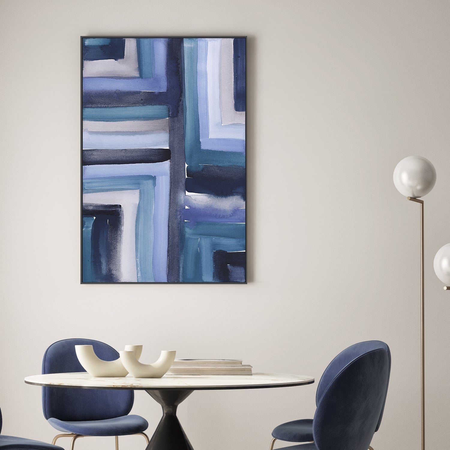 wall-art-print-canvas-poster-framed-Indigo River, Style B , By Aubrey-2