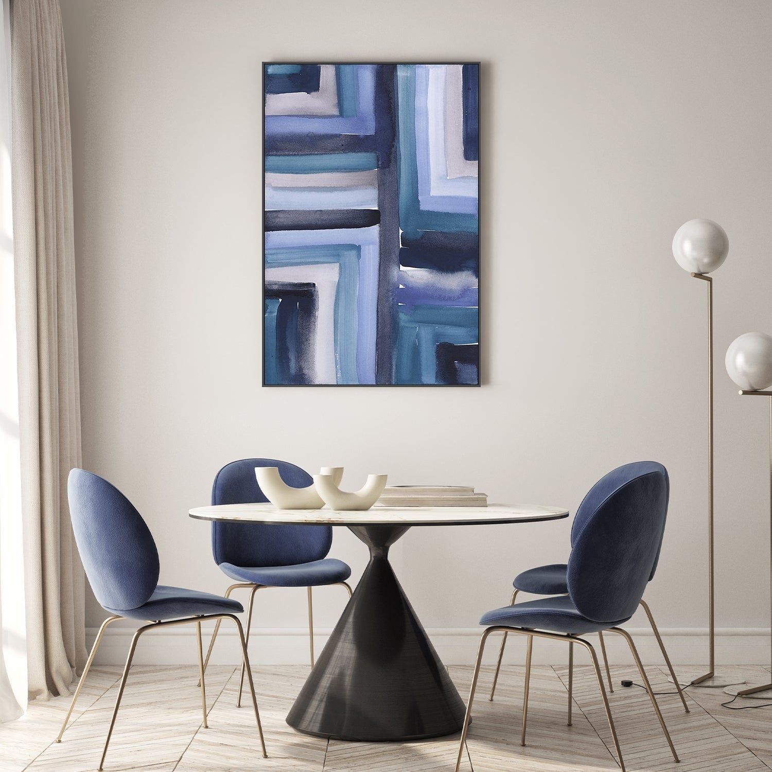 wall-art-print-canvas-poster-framed-Indigo River, Style B , By Aubrey-7
