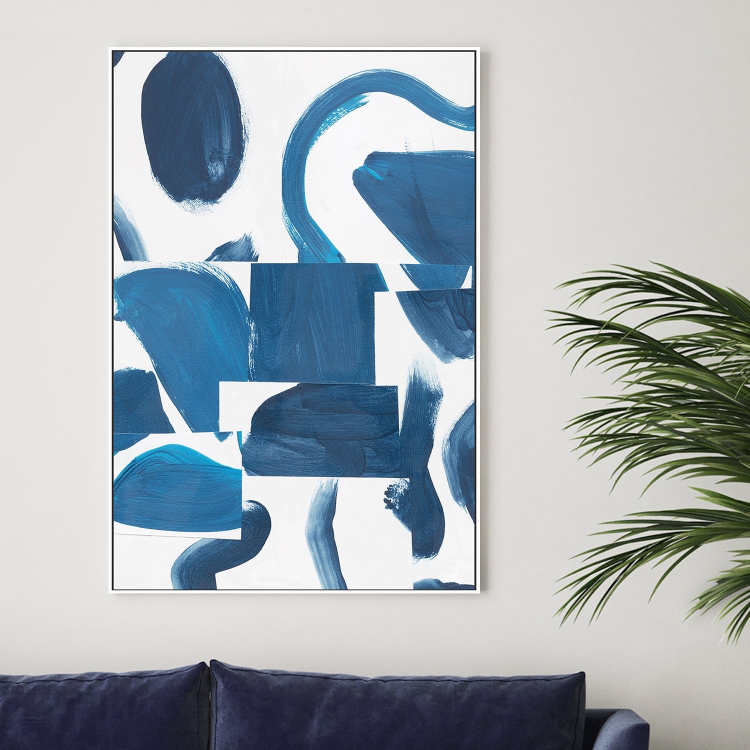 wall-art-print-canvas-poster-framed-Indigo Summer-2