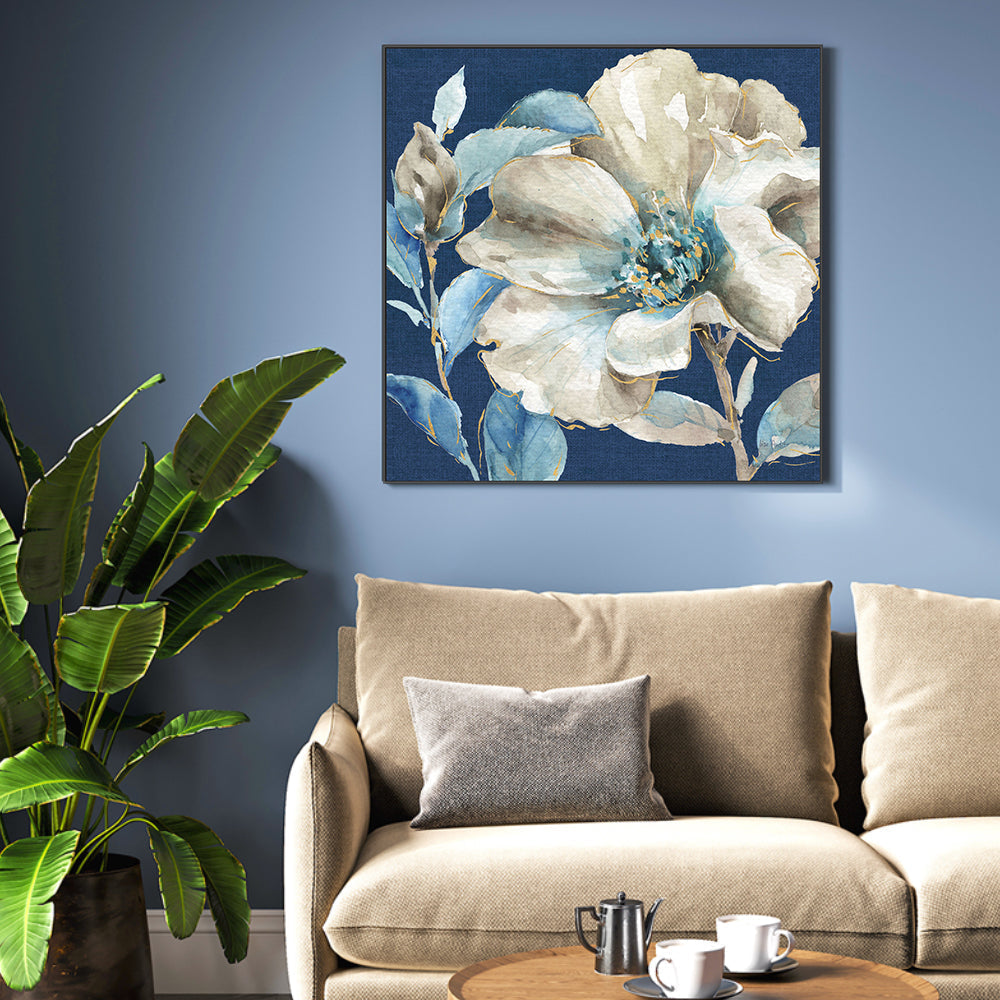 wall-art-print-canvas-poster-framed-Indigold Navy, Style A , By Lisa Audit-GIOIA-WALL-ART