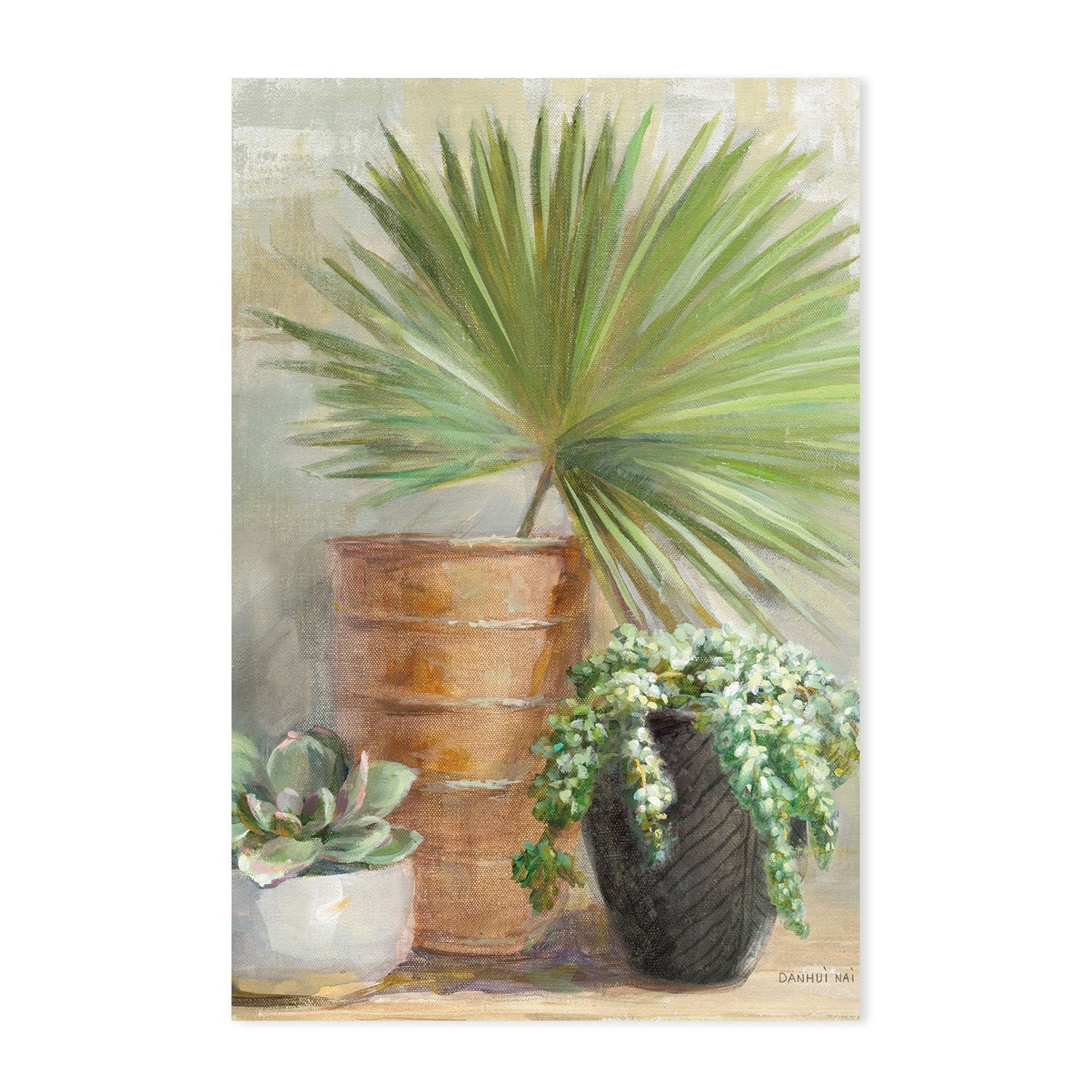 wall-art-print-canvas-poster-framed-Indoor Garden, Style A-by-Danhui Nai-Gioia Wall Art